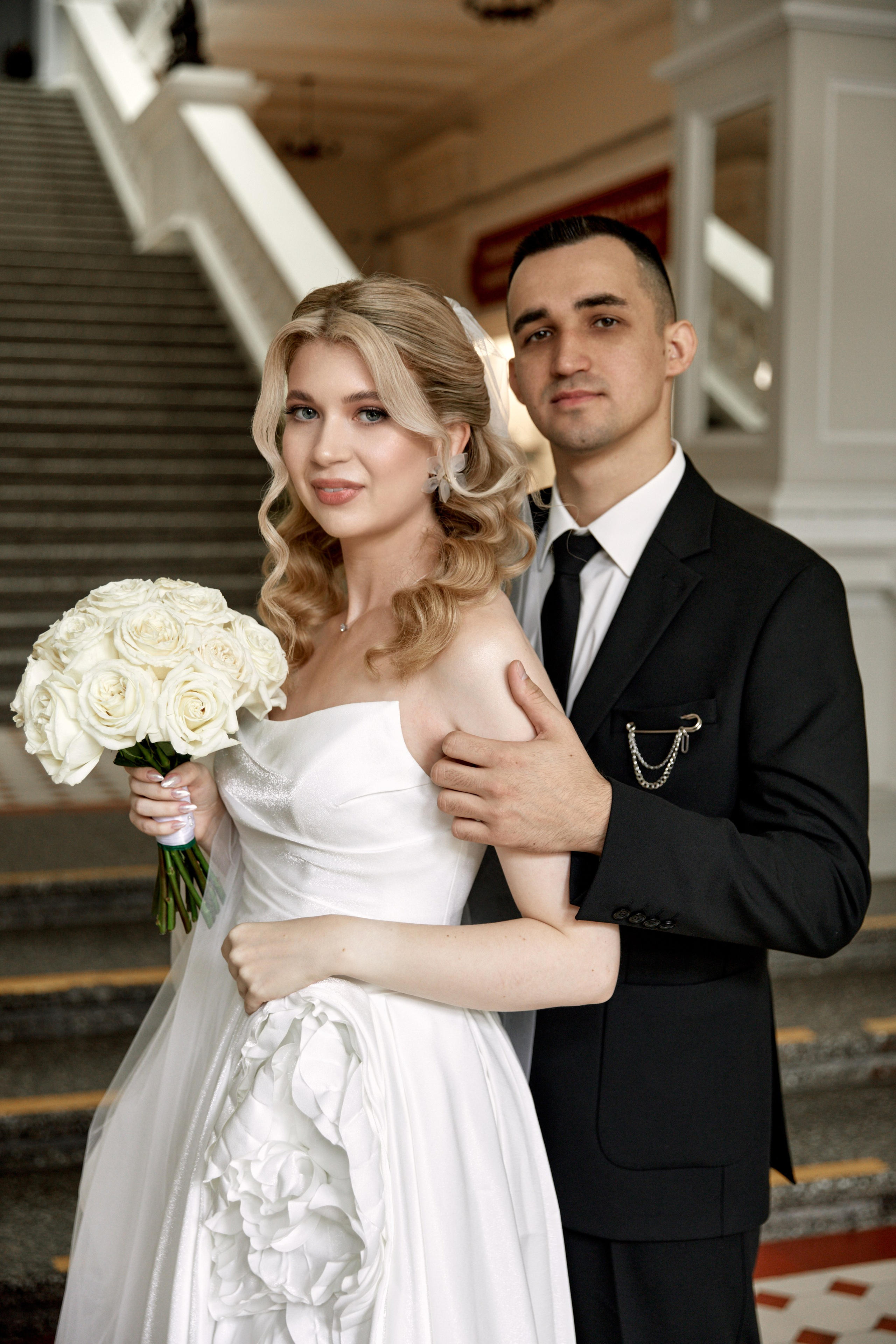 Классический портрет молодоженов в Ульяновске. Свадебный фотограф Орешина Елена