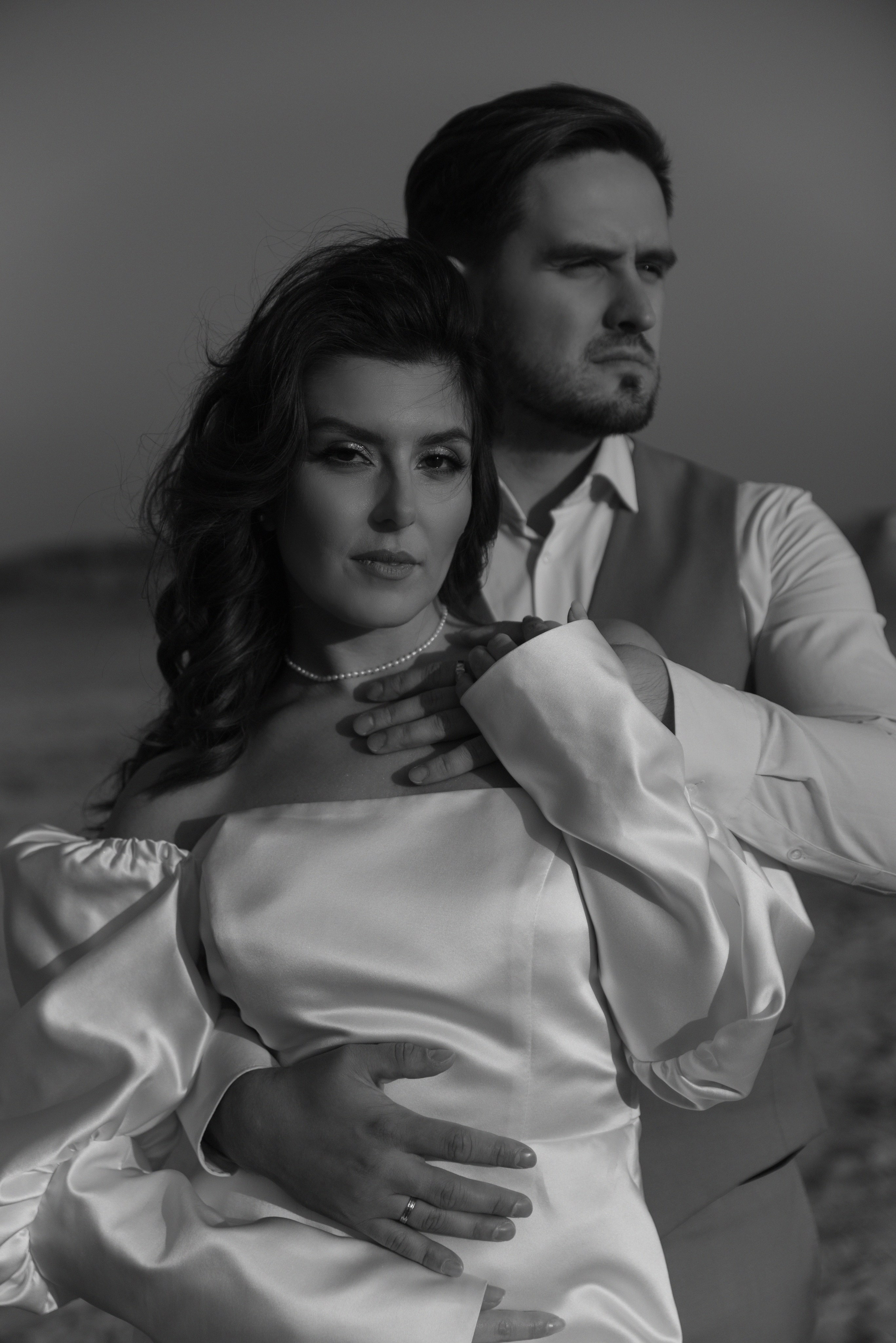 Алена и Женя, съемка с ретро машиной (съемка в рамках моего Воркшопа). Свадебный фотограф Тюмень Анастасия Битная