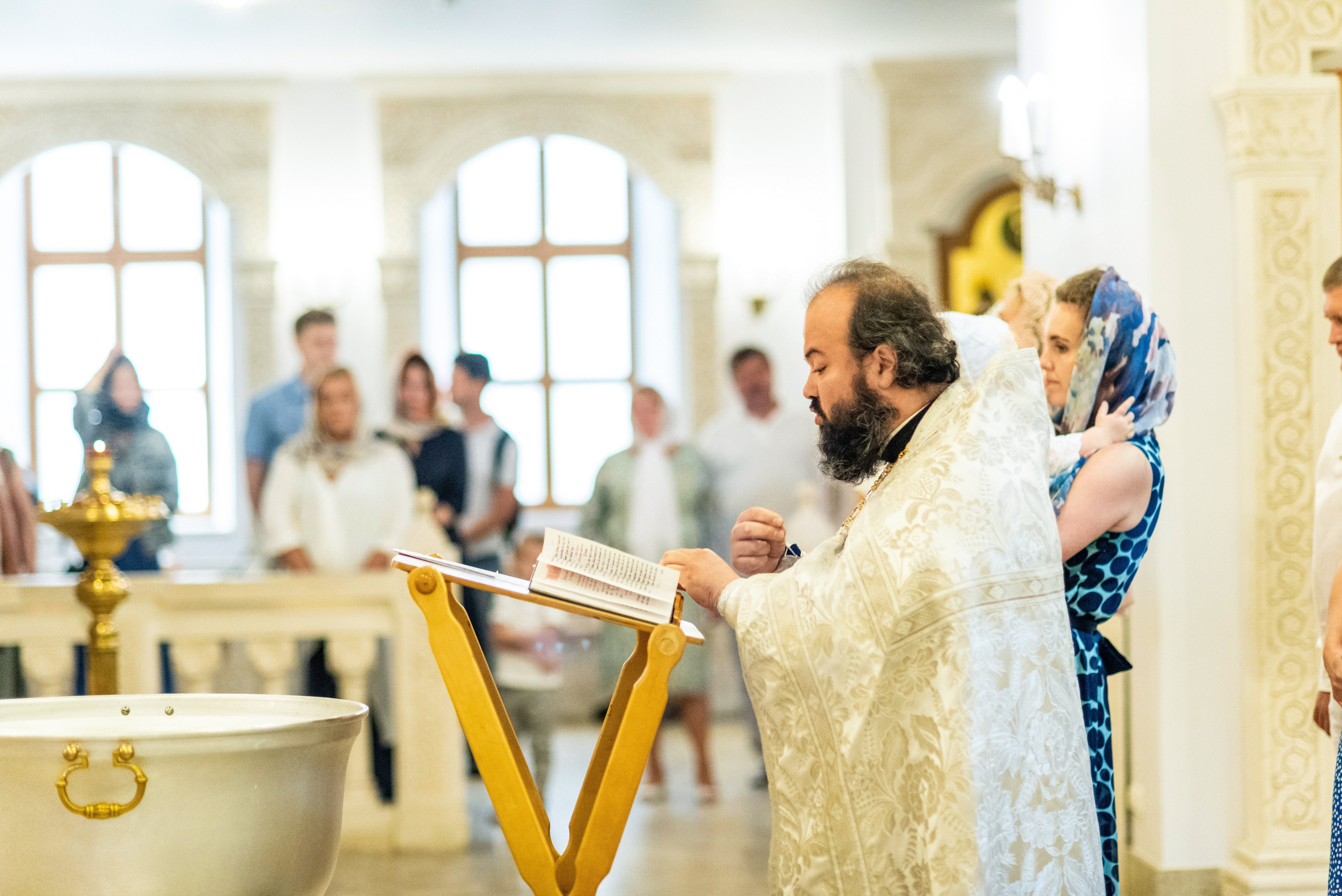 Крещении Ксении. Фотограф Юлия Попова