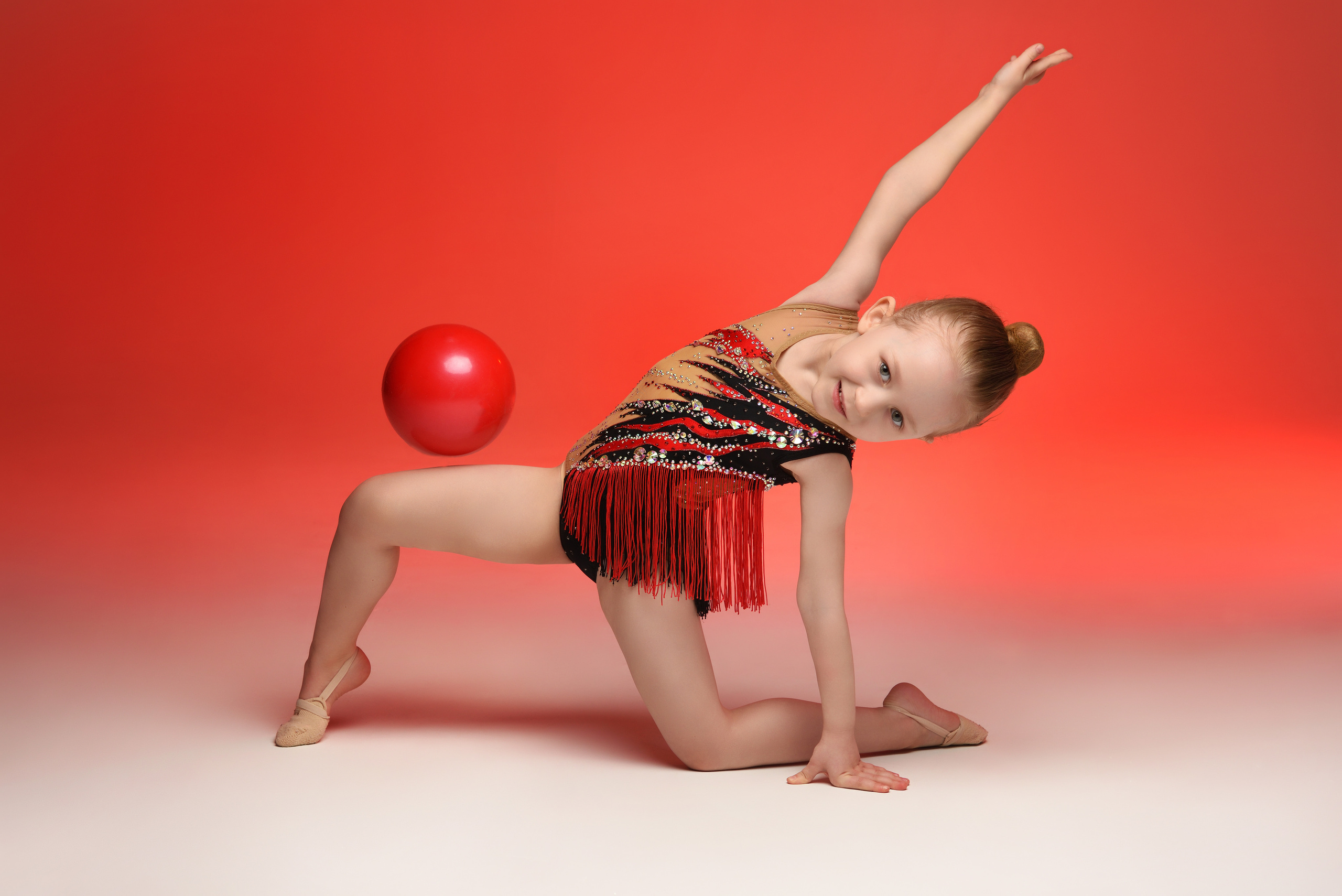 Маленькая гимнастка. Семейный и школьный Фотограф Чебоксары