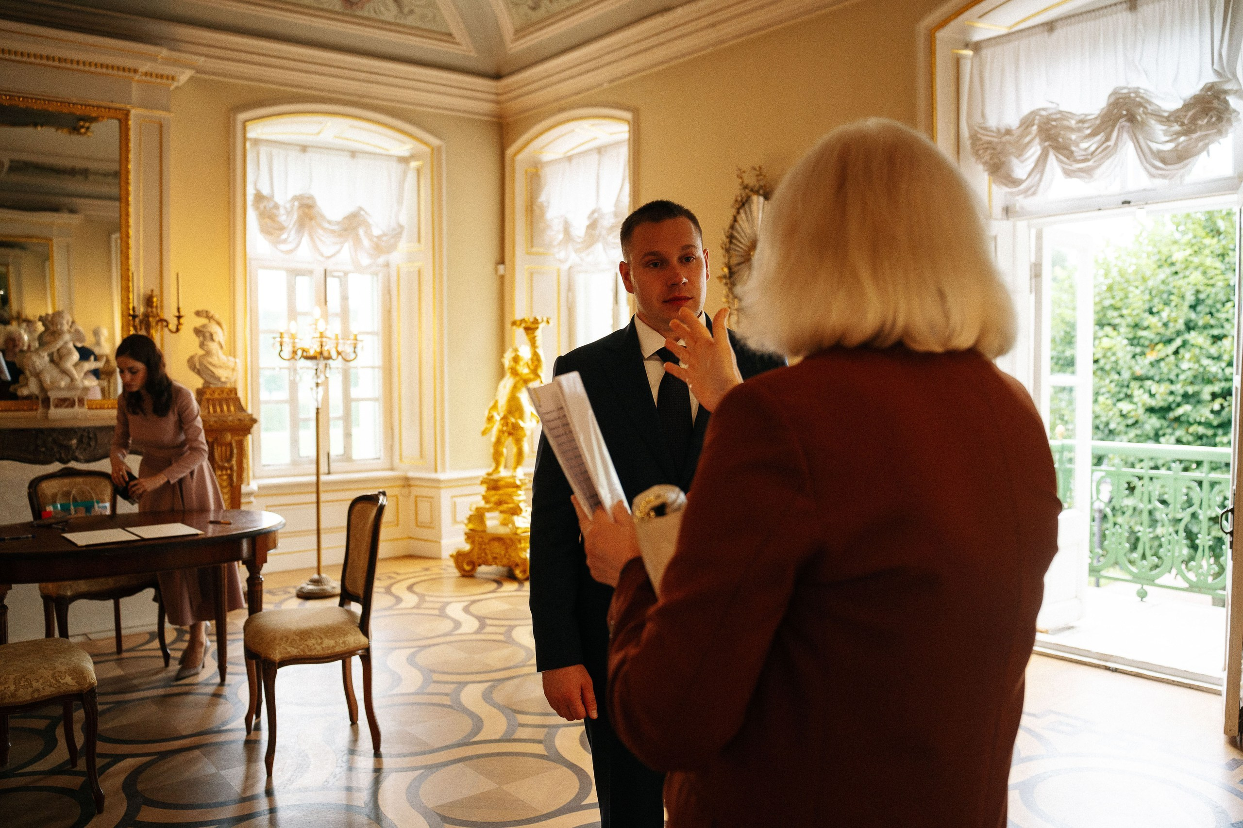 Свадебная фотосессия в Кусково и роспись в Итальянском дворике