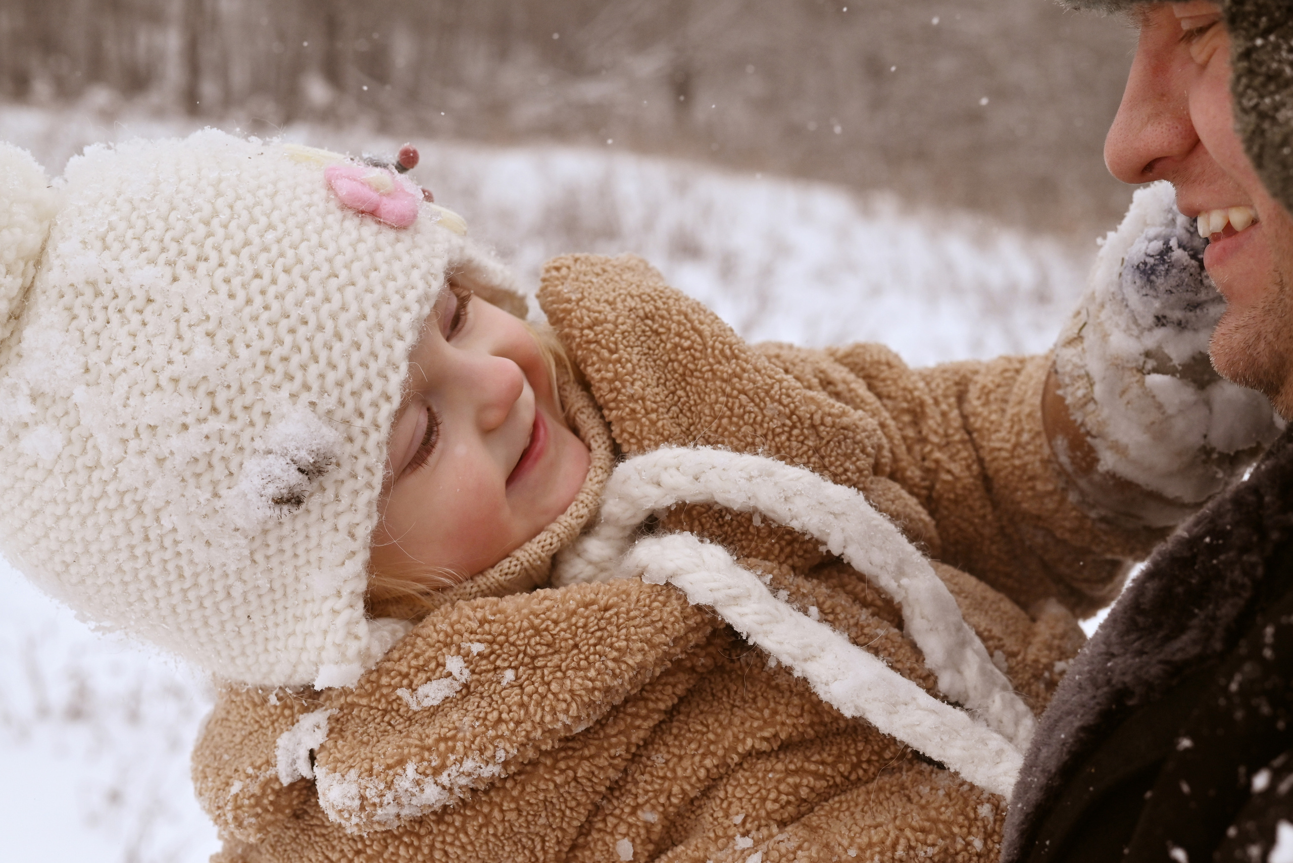 Новогодняя история дочки и папы. Фотограф на Крещение. Семейный фотограф. Москва
