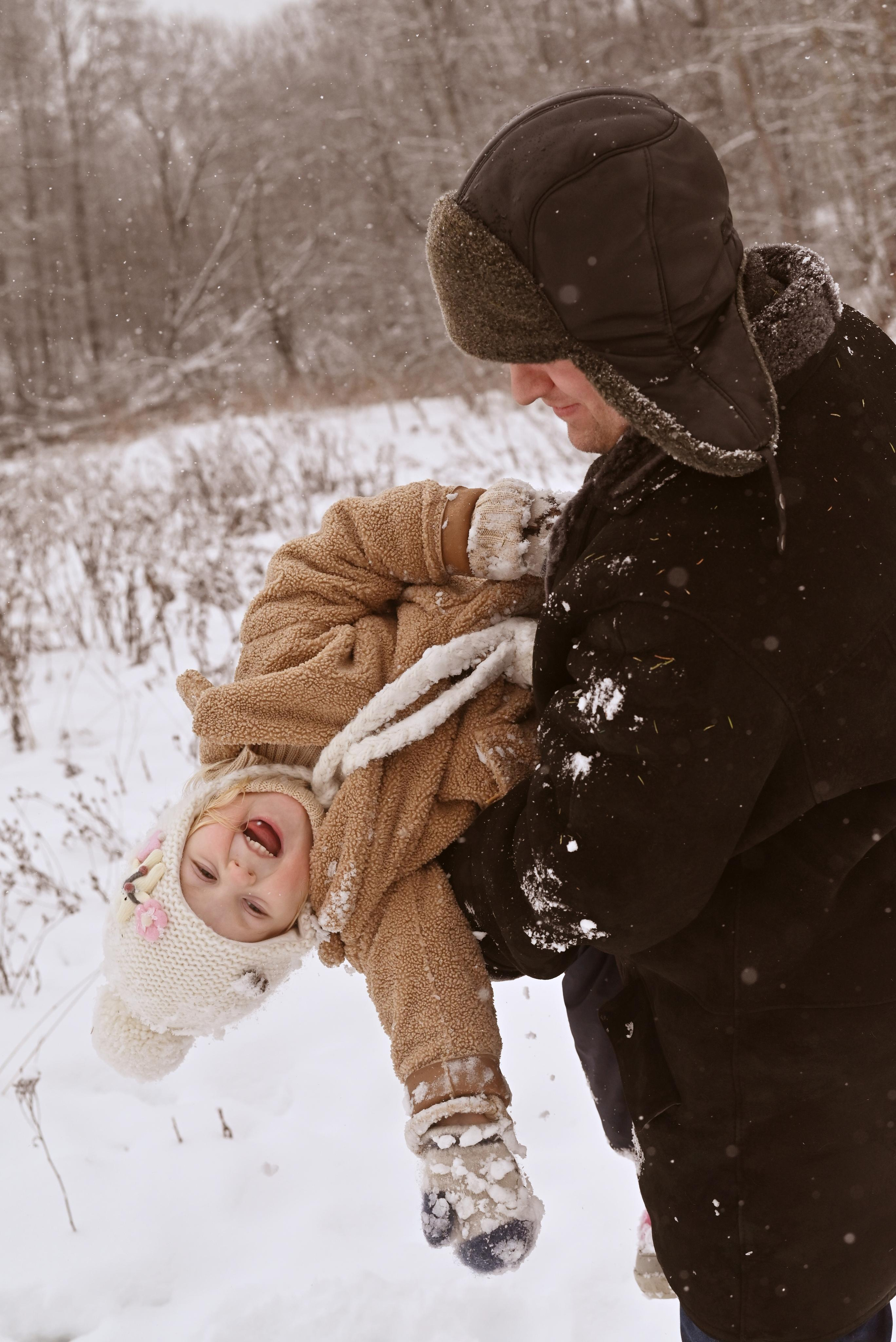 Новогодняя история дочки и папы. Фотограф на Крещение. Семейный фотограф. Москва