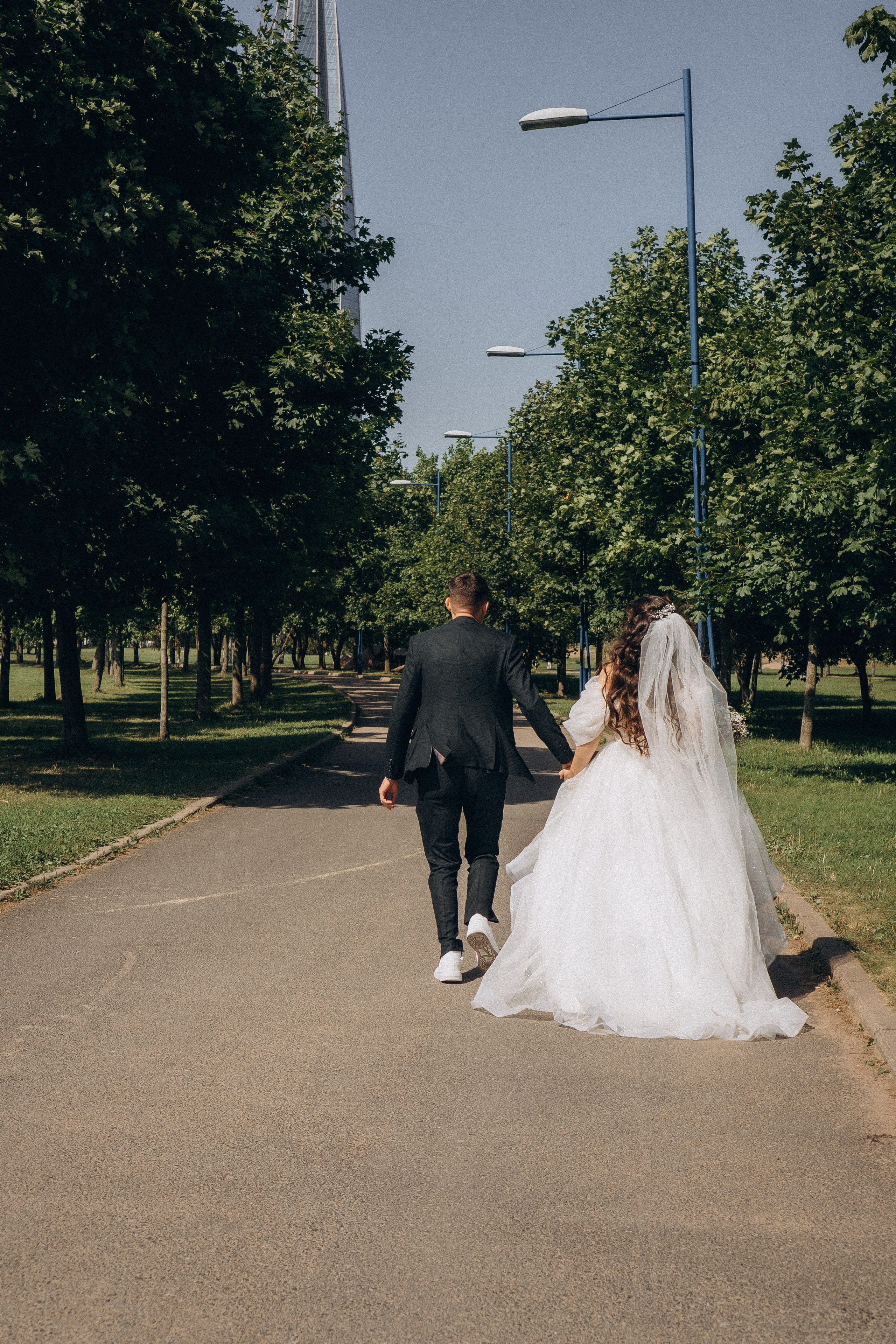 СВАДЕБНАЯ СЬЕМК В ПАРКЕ 300-ЛЕТИЯ. Профессиональный фотограф, Санкт-Петербург — Виктория Богомолова