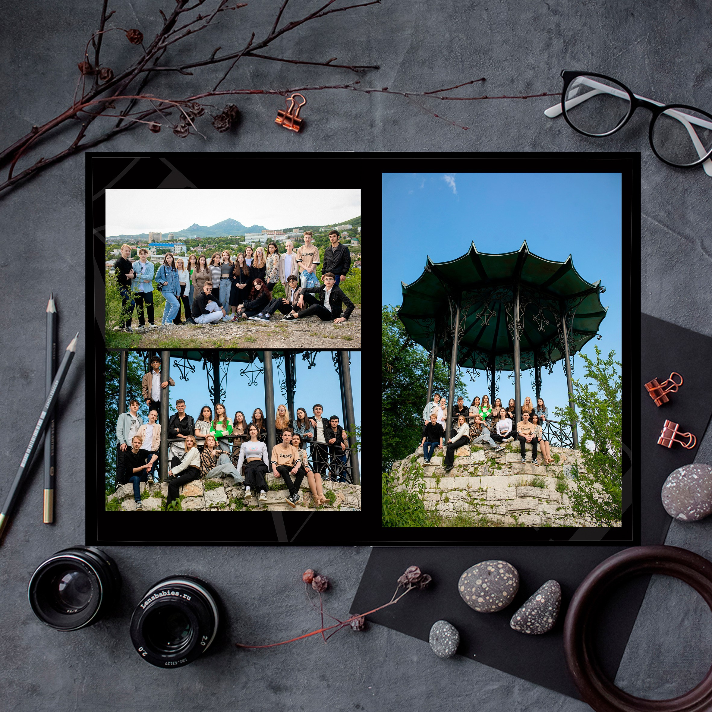 Черно- белый алфавит 11 разворотов. Ваш выпускной альбом Ессентуки Пятигорск Кисловодск и весь КМВ