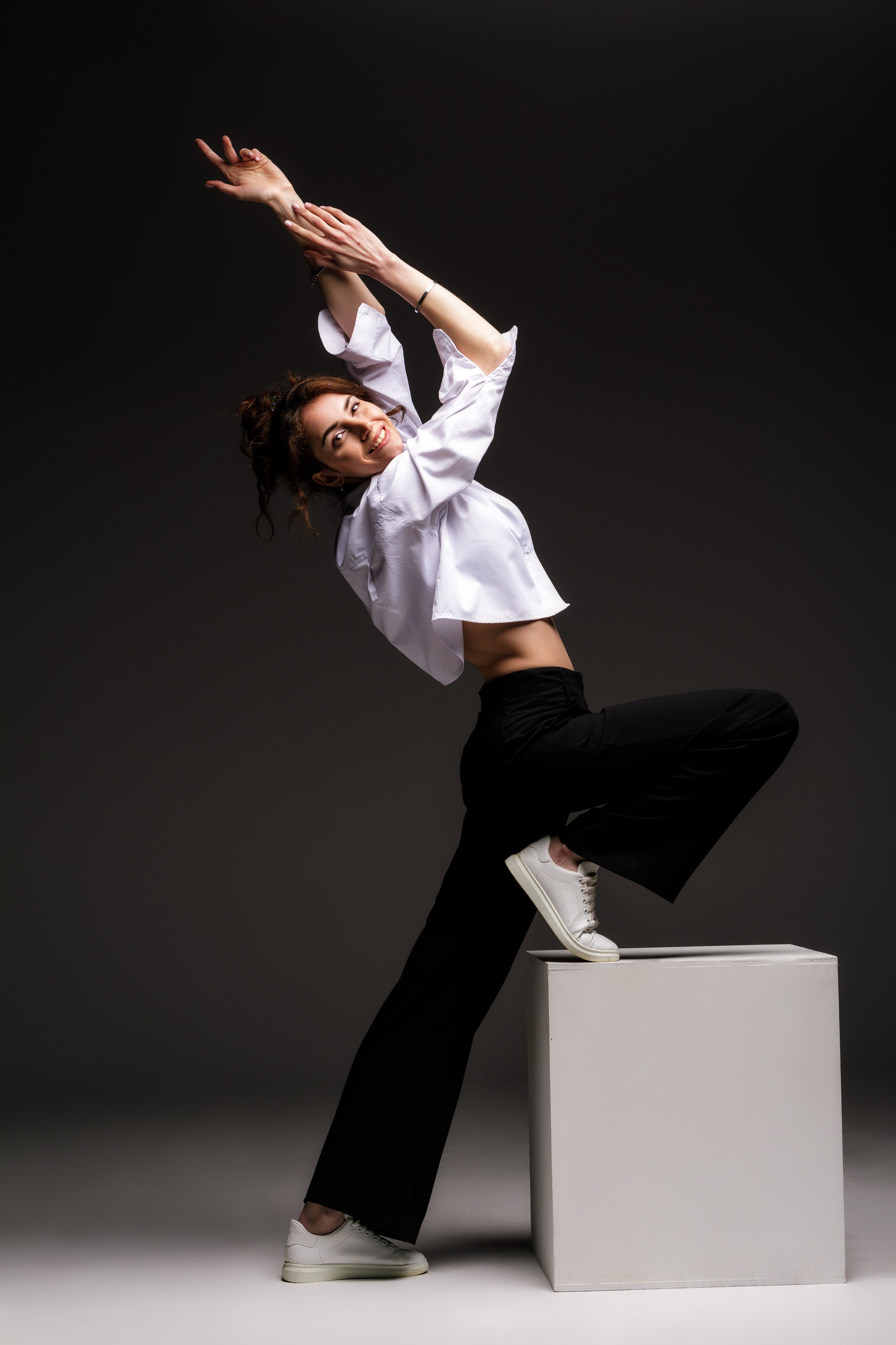 Съемка в студии на циклораме с Анастасией в формате для «себя»