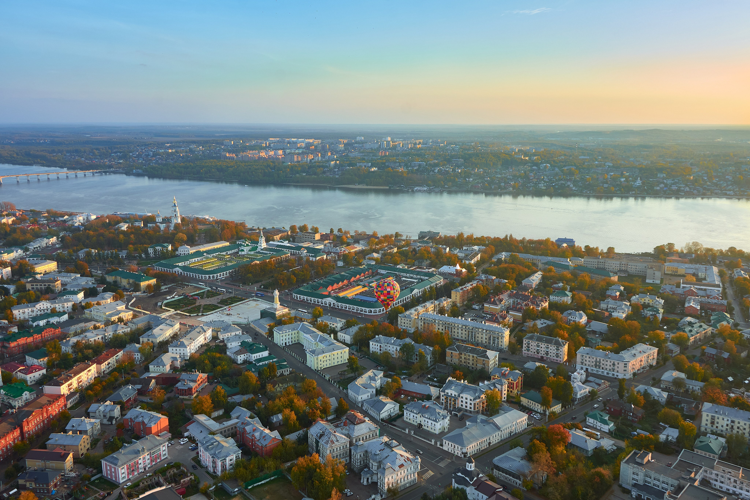 На большом воздушном шаре. Ольга Чёкотова (Фотограф Кострома)