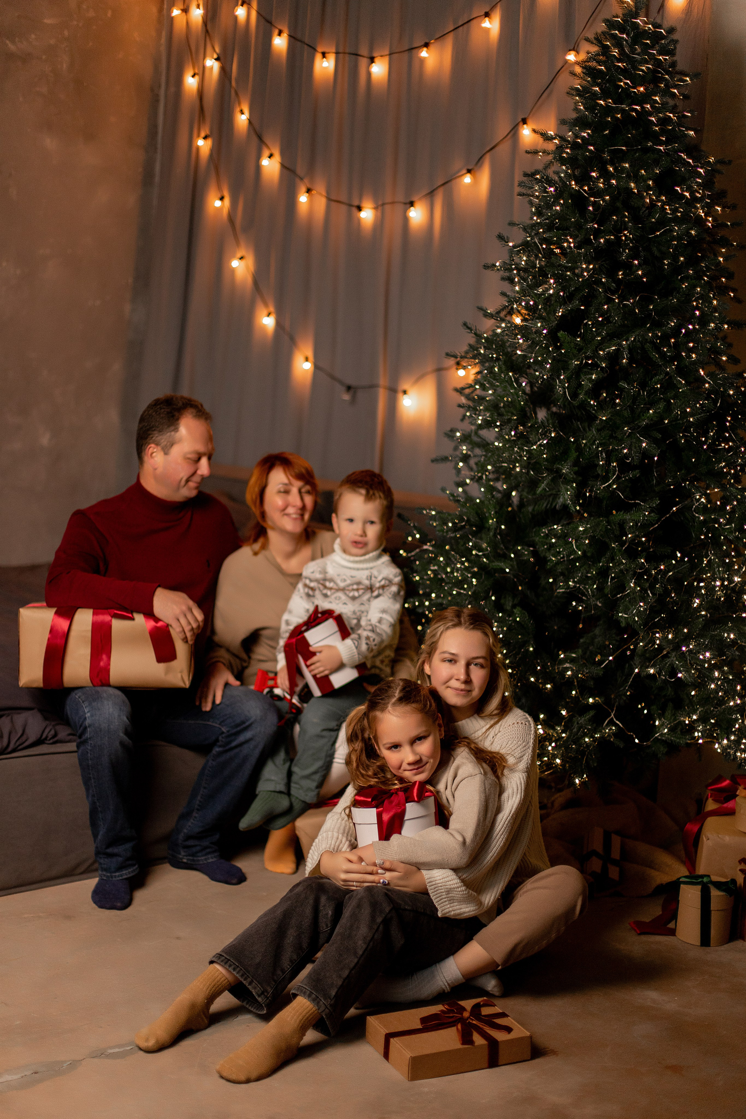 Новогодняя семейная съемка. Семейный и индивидуальный фотограф в Ростове-на-Дону