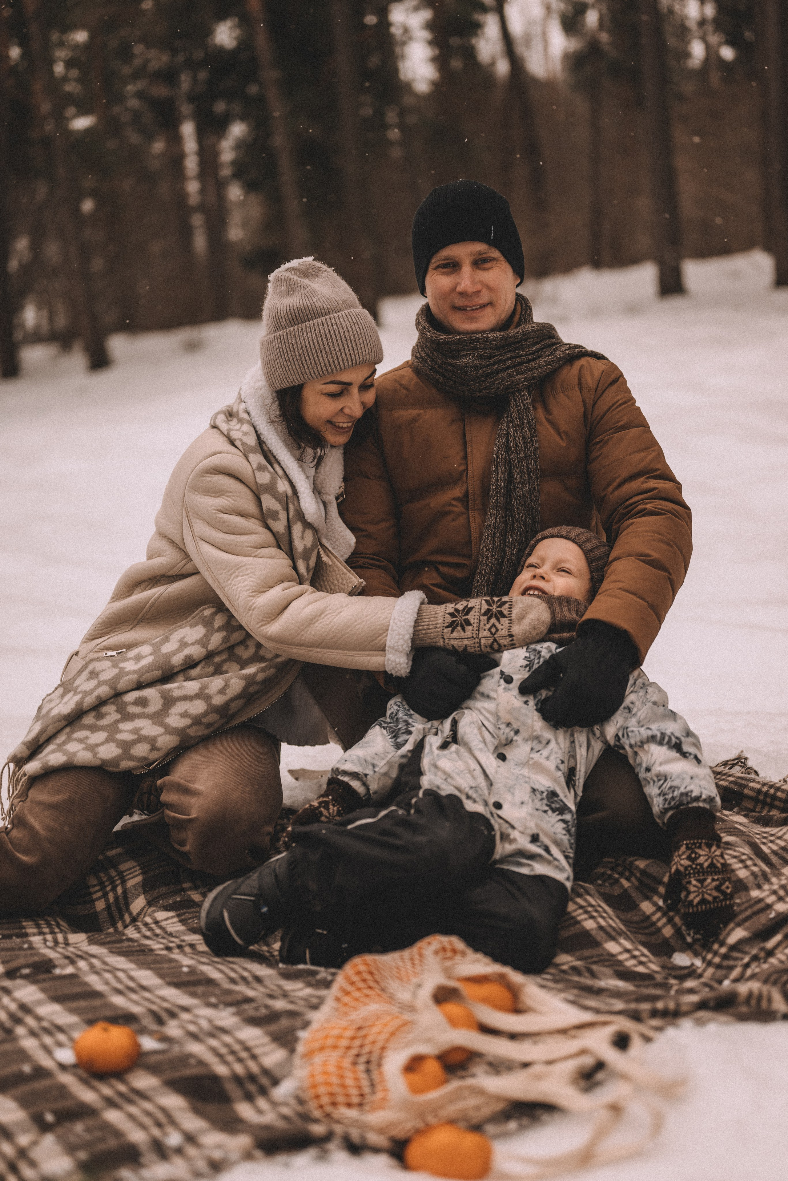 Сергей и Наталья с Ксюшей и Максимом. Фотограф Кристина Пархоменко