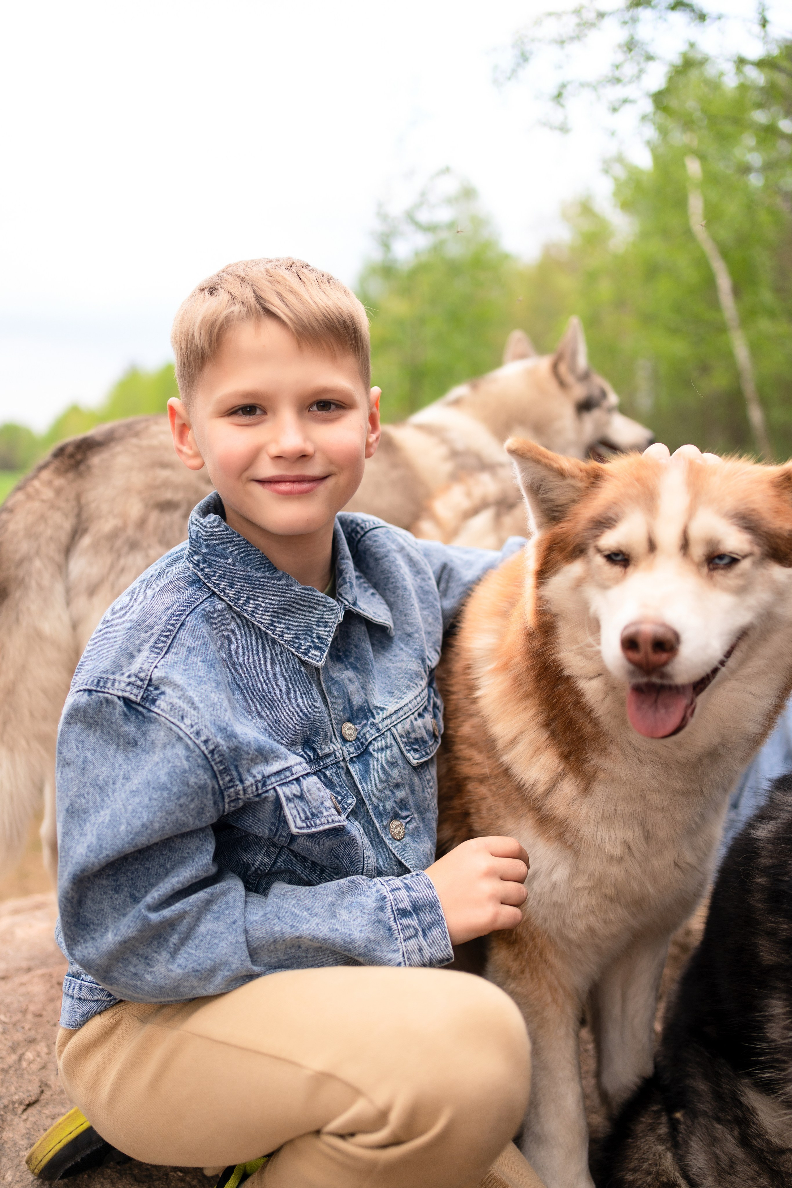 Хаски парк. Семейный и свадебный фотограф Минск, Беларусь Анна Орловская