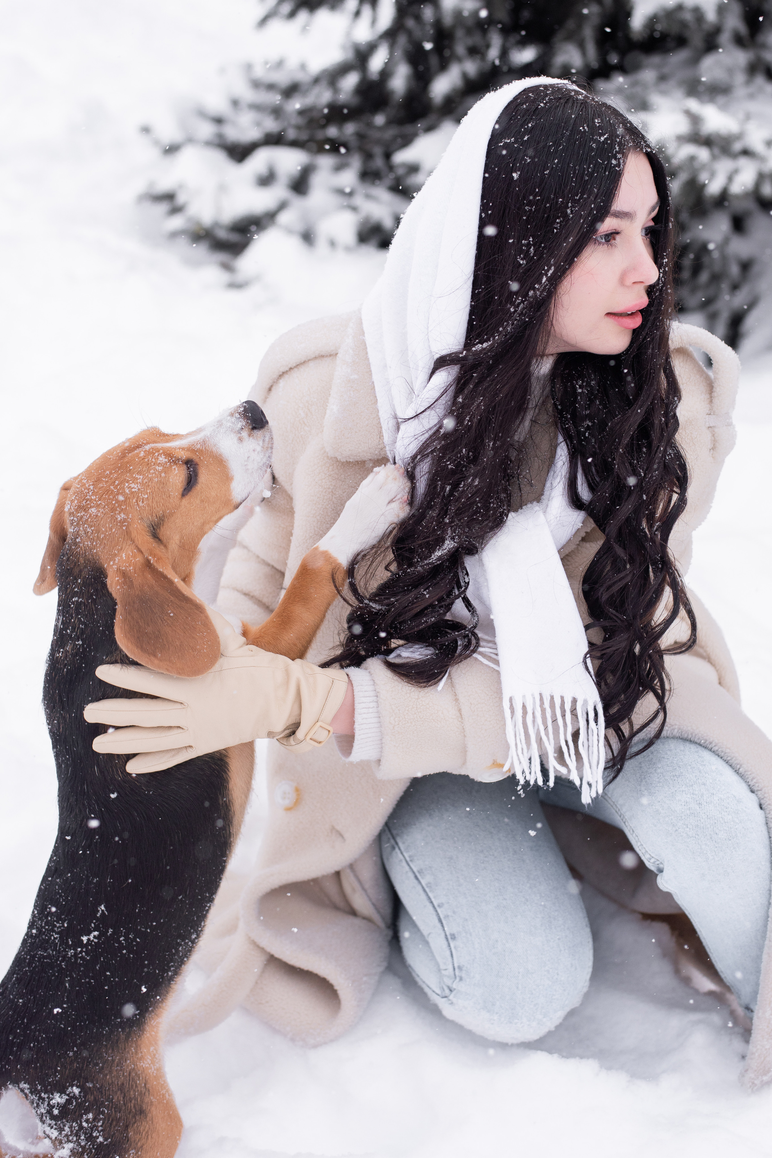 Первый снег. Свадебный и семейный фотограф в Ставрополе Евгения Кузьмичева