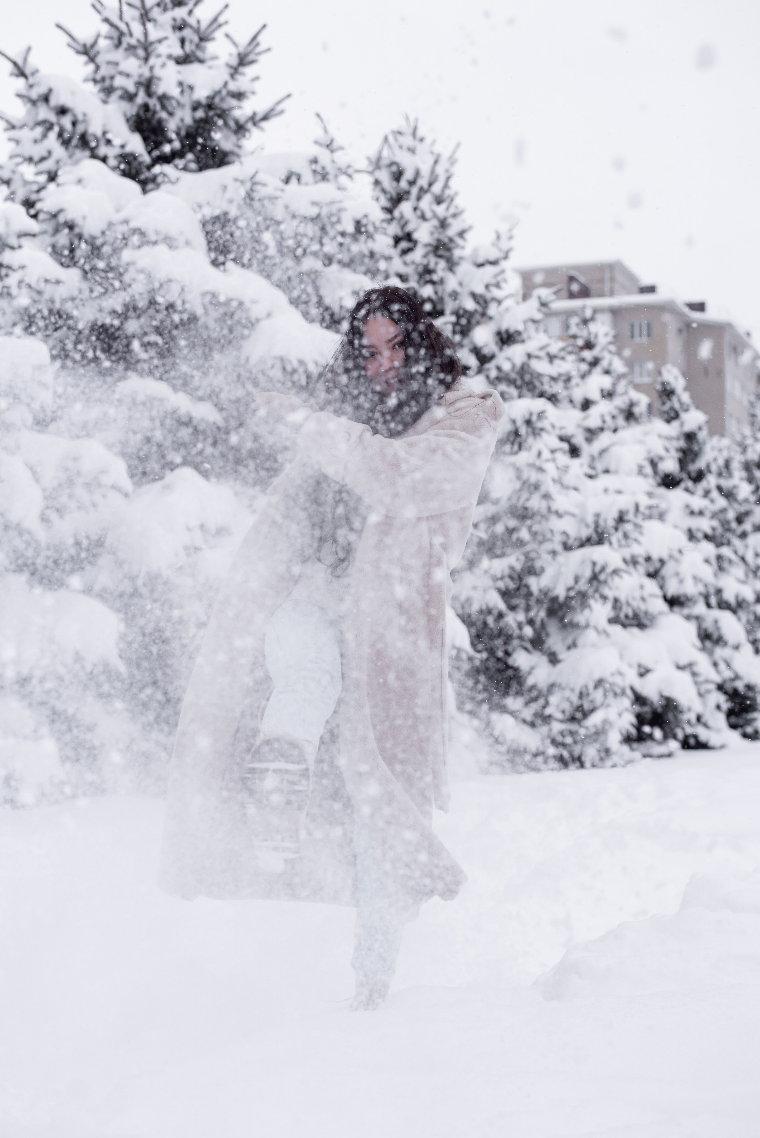 Первый снег. Свадебный и семейный фотограф в Ставрополе Евгения Кузьмичева