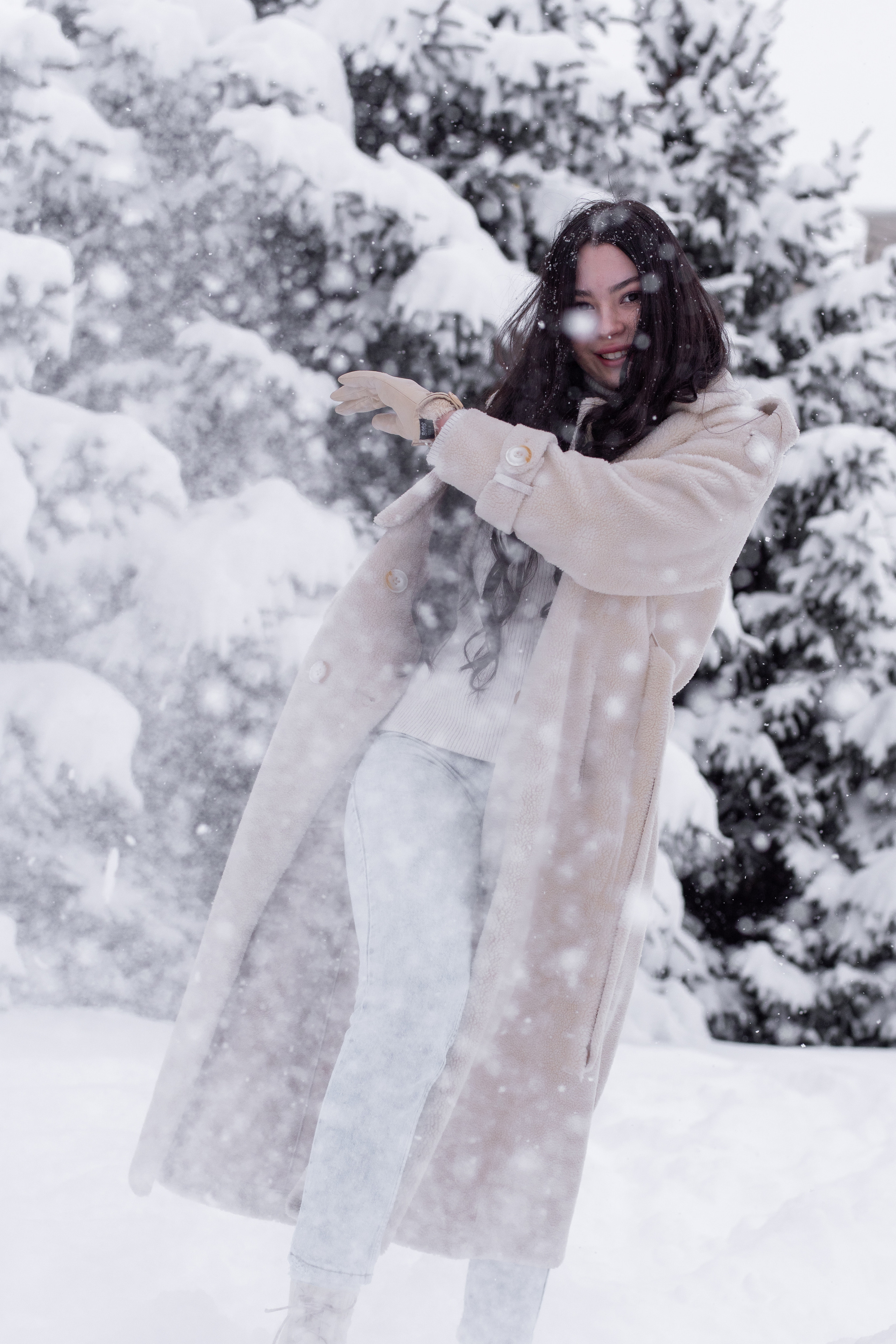 Первый снег. Свадебный и семейный фотограф в Ставрополе Евгения Кузьмичева