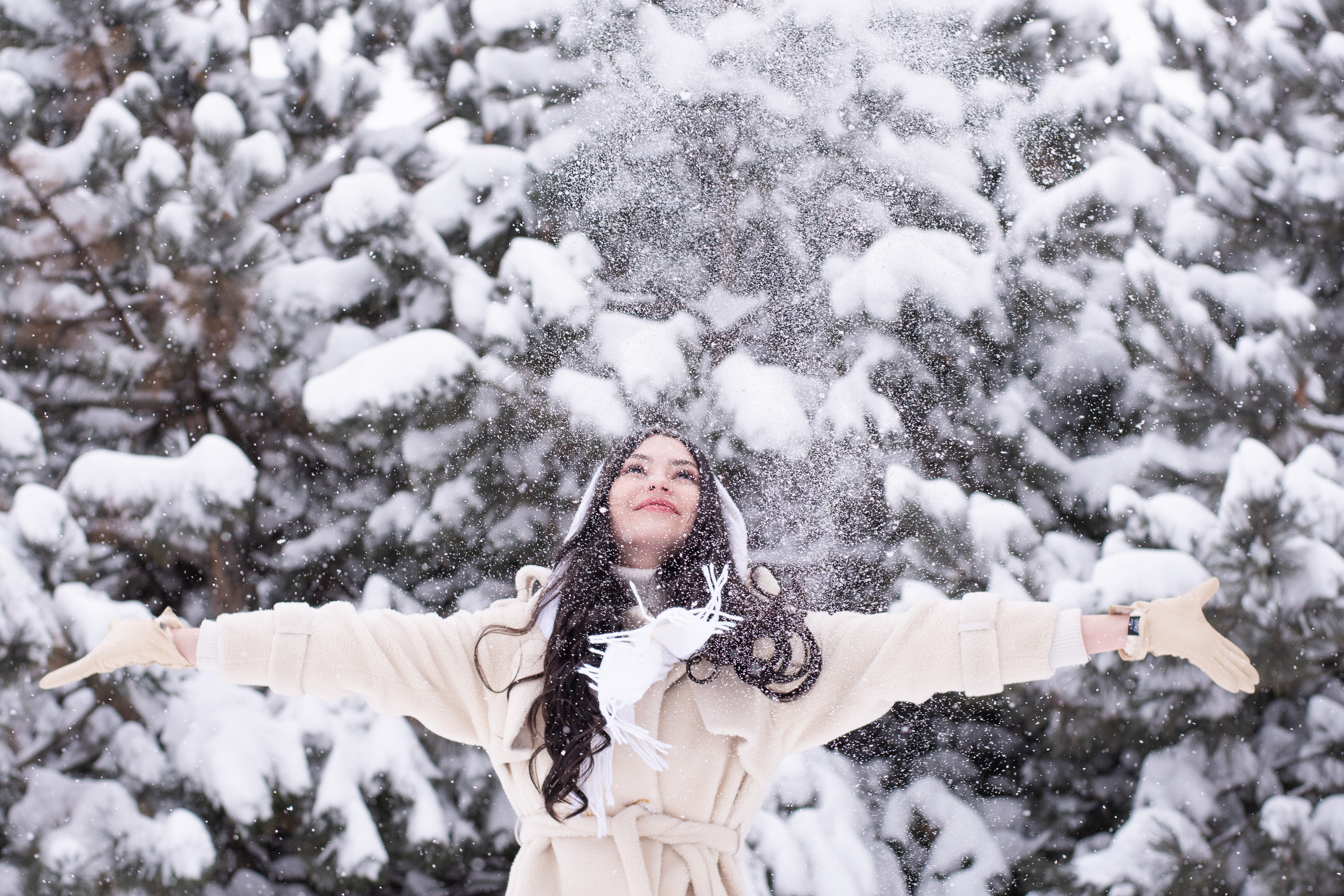 Первый снег. Свадебный и семейный фотограф в Ставрополе Евгения Кузьмичева
