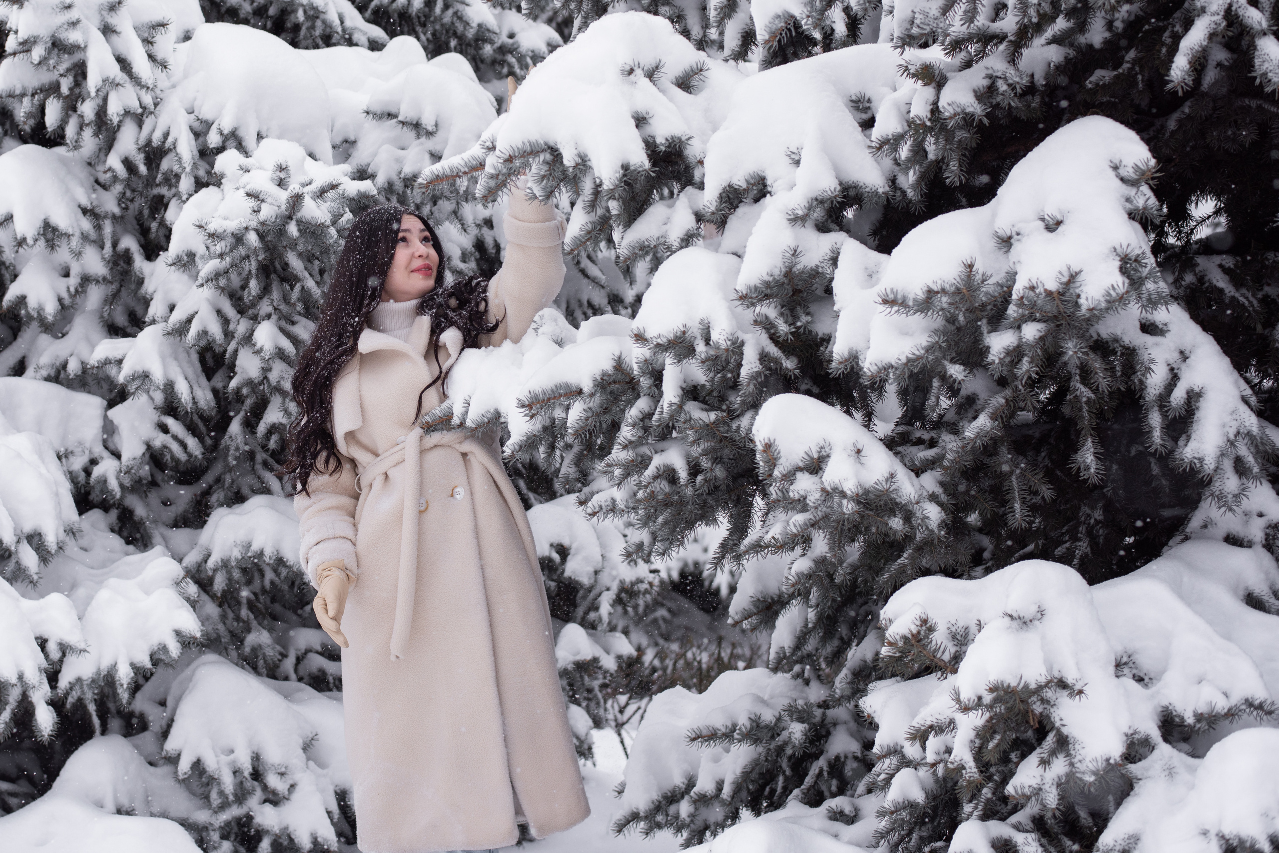 Первый снег. Свадебный и семейный фотограф в Ставрополе Евгения Кузьмичева
