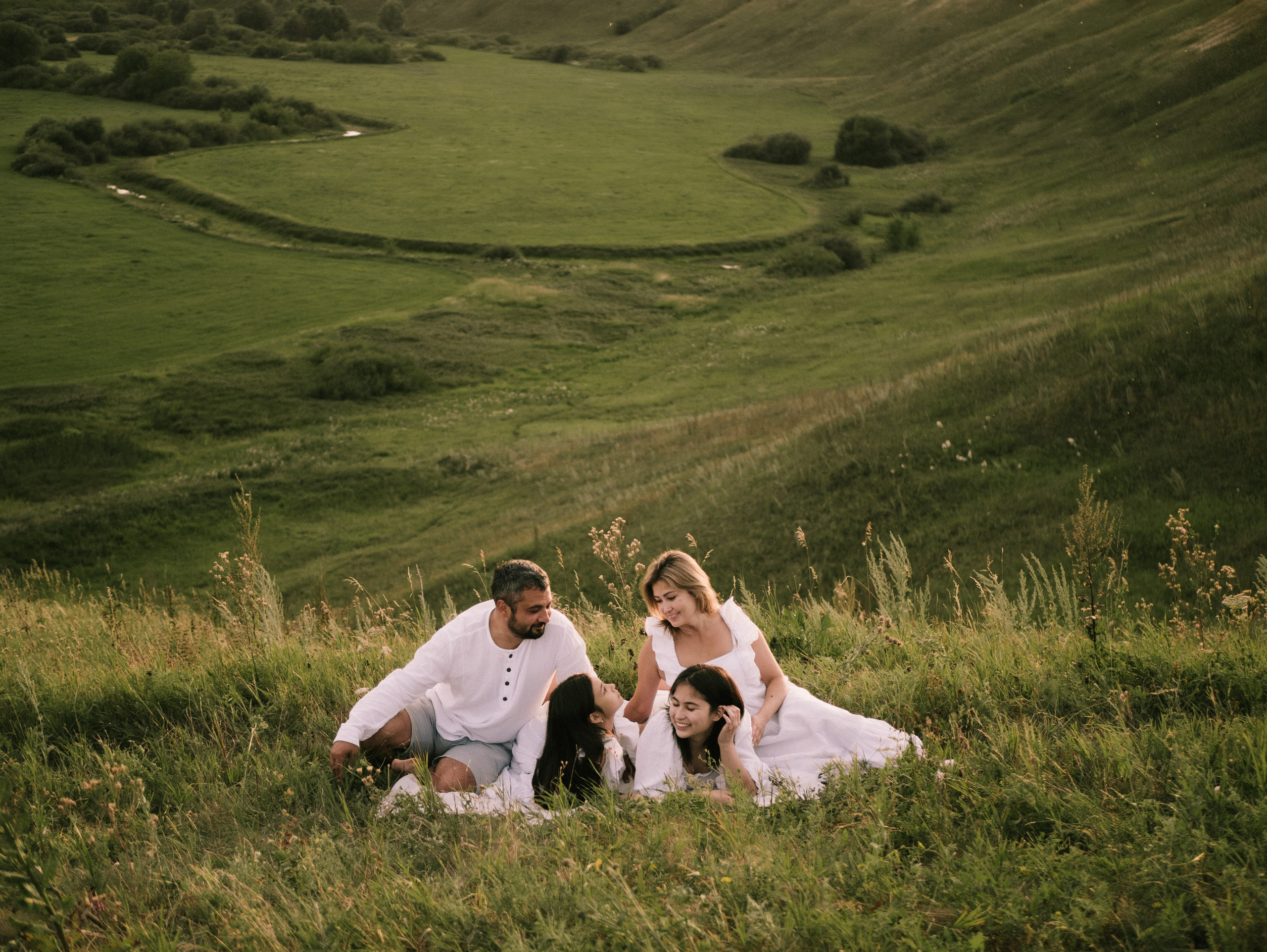 Семейная история на закате. Фотограф Нэля Хаматова
