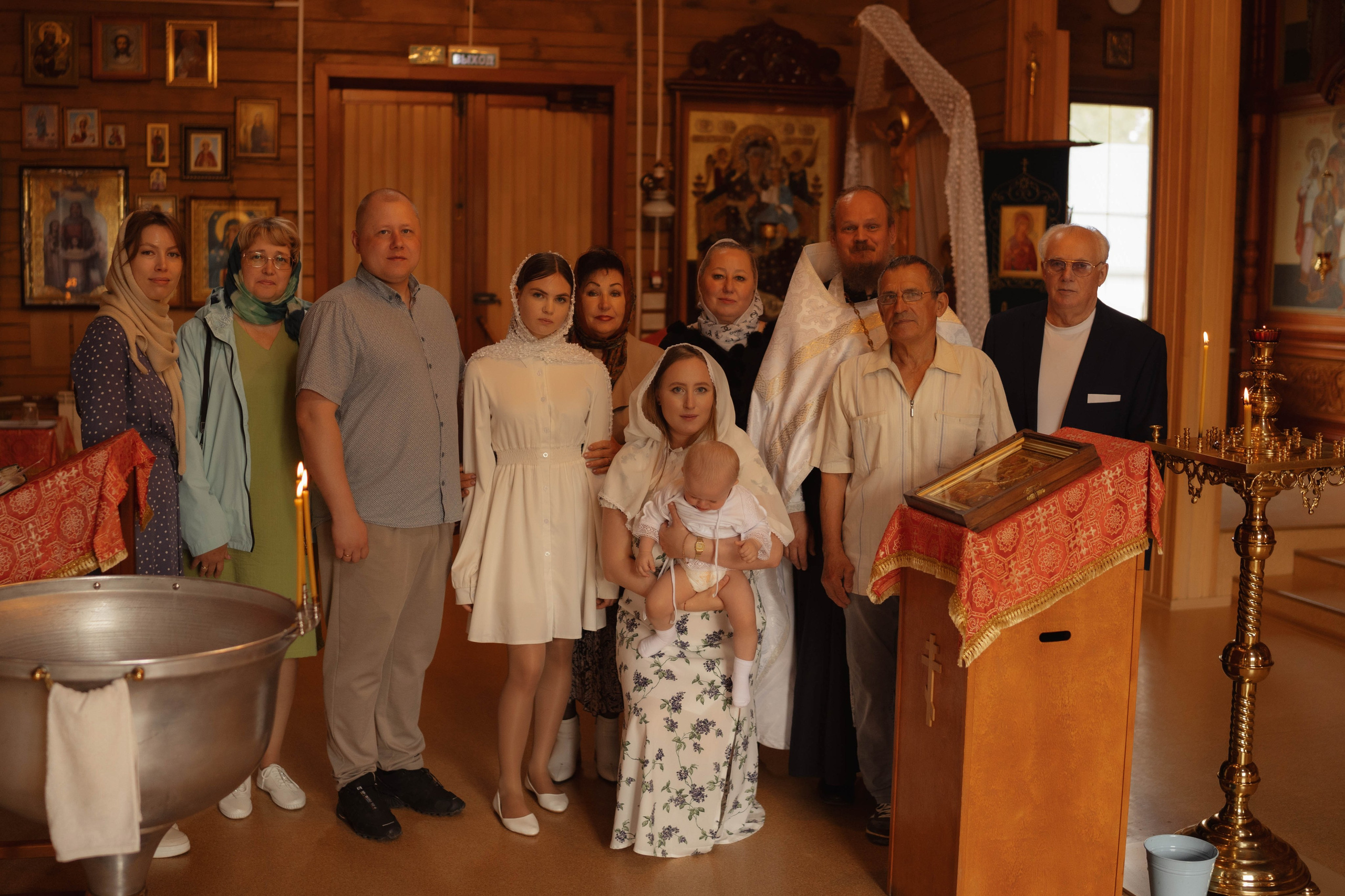 Крещение Любы. Фотограф в Новосибирске Диана Ильиных