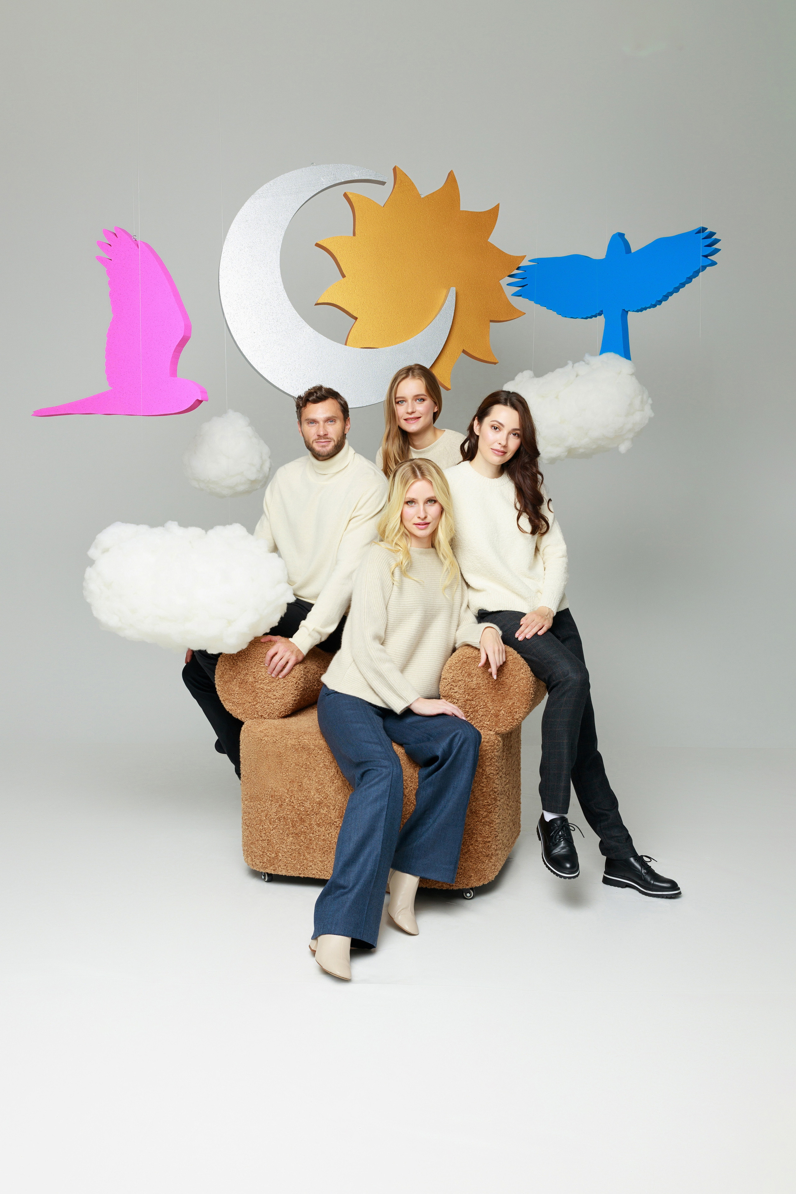 Съемка для KHAN Cashmere. Фотограф Виктория Плотницкая