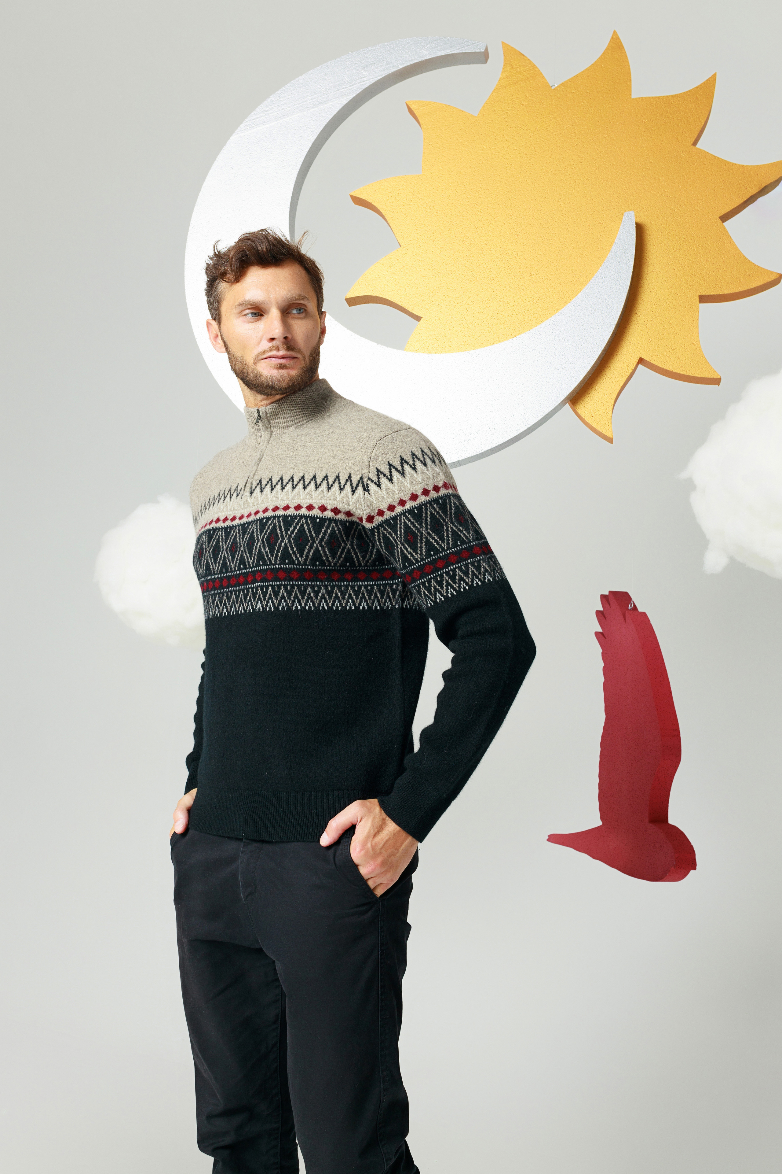 Съемка для KHAN Cashmere. Фотограф Виктория Плотницкая