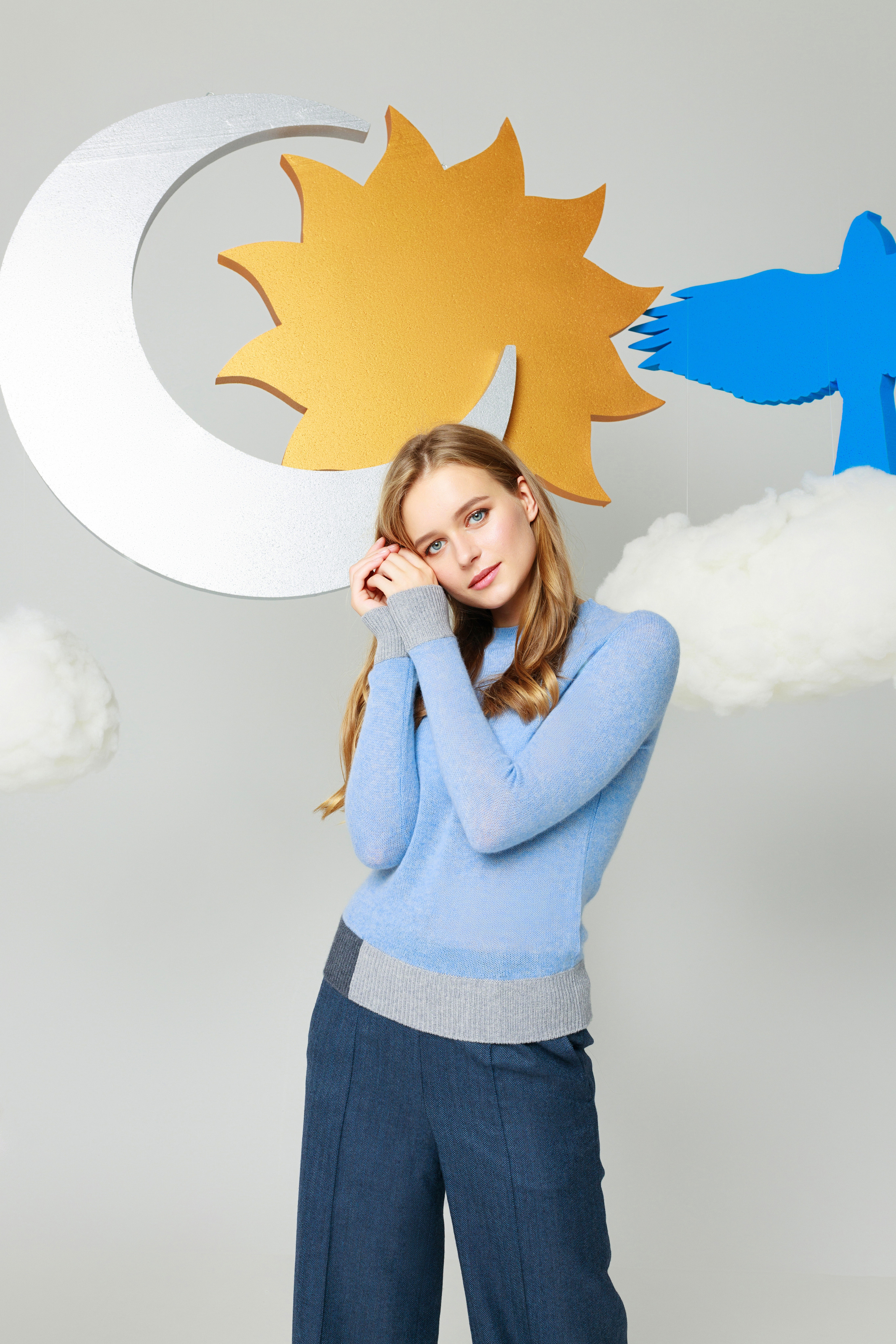 Съемка для KHAN Cashmere. Фотограф Виктория Плотницкая