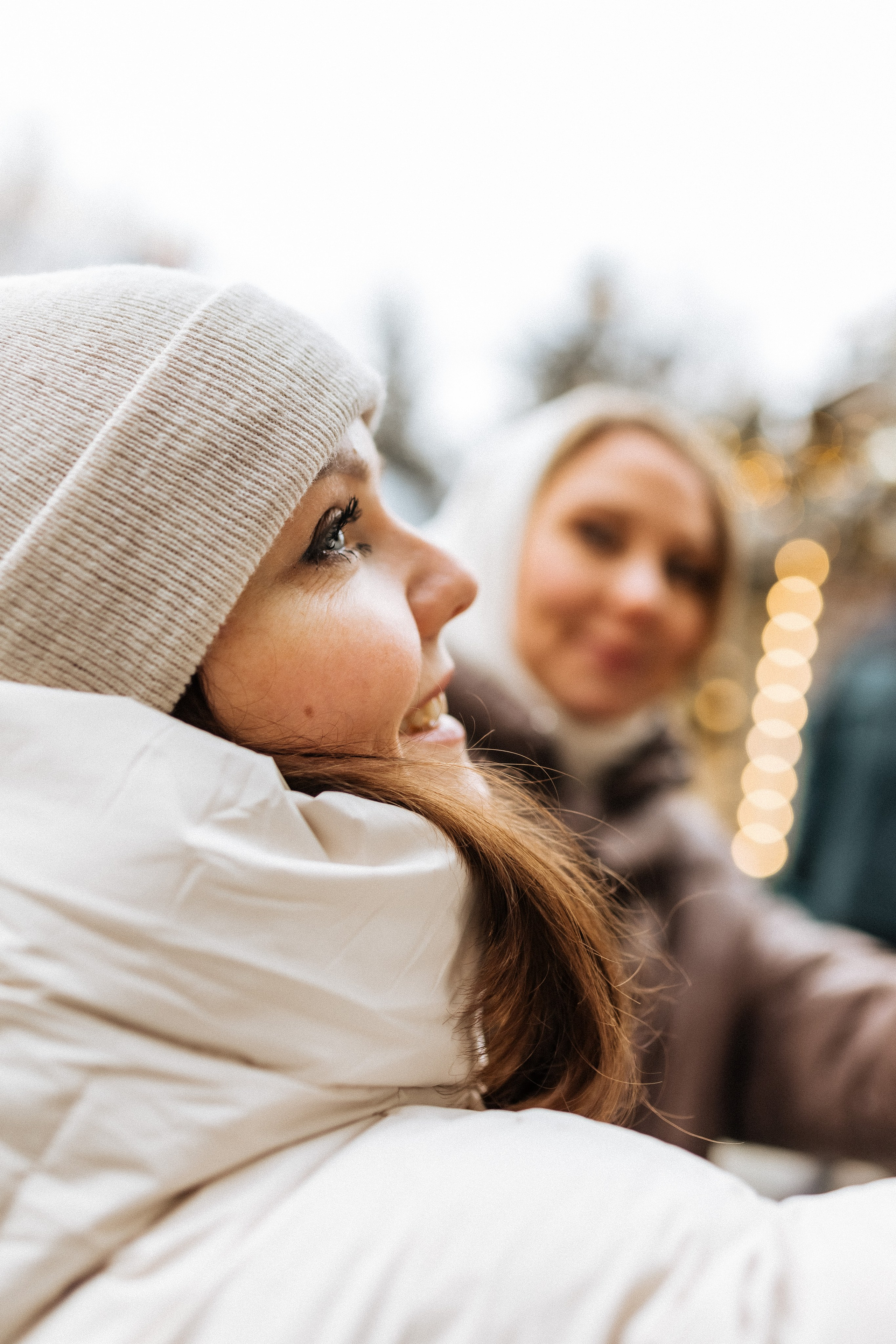 Новогодняя прогулка, ГУМ-ярмарка. Ира и Маша!. Профессиональный фотограф, Москва |Видное Елена Елизарова