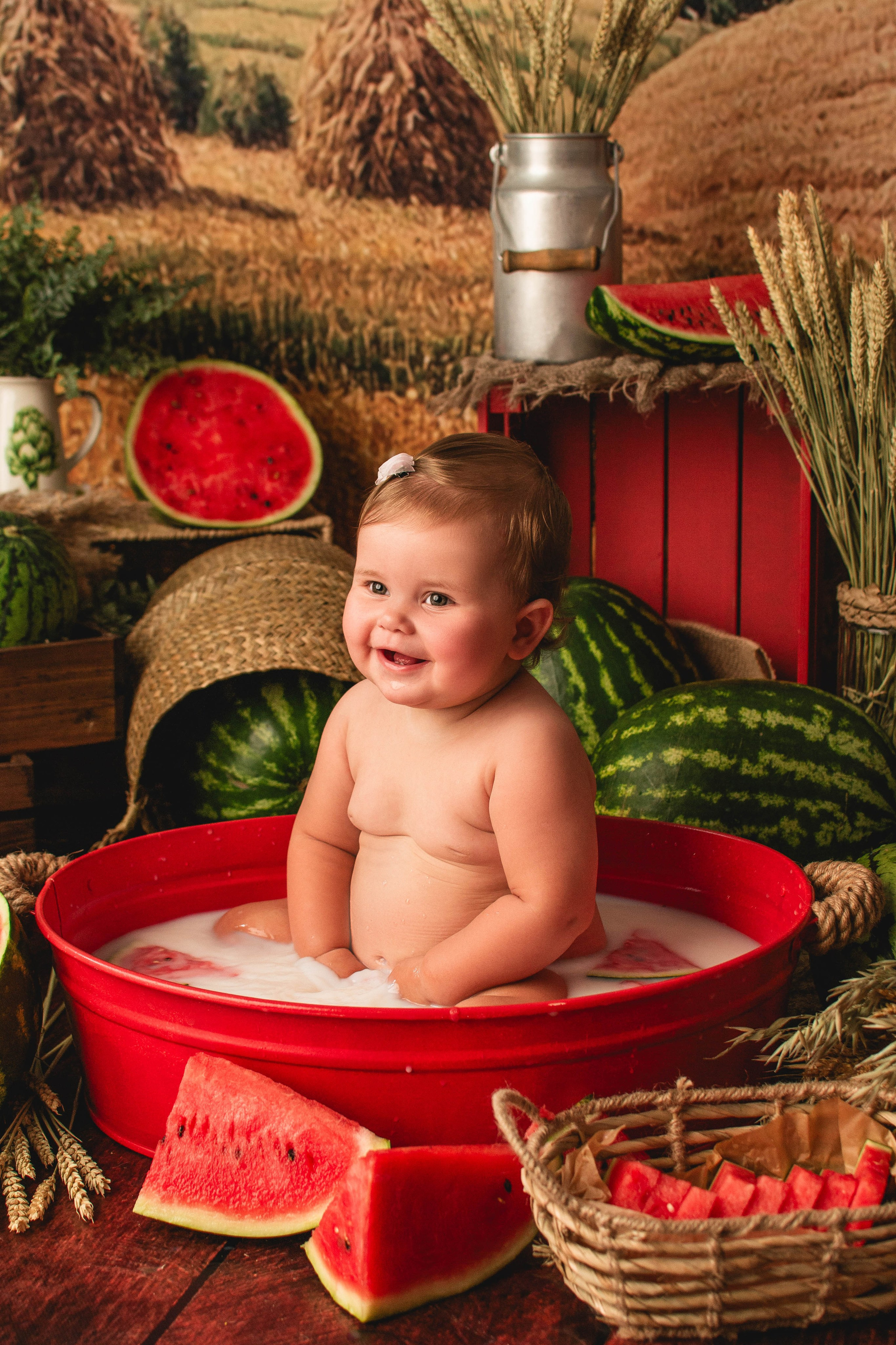 Арбузный 2024. Фотограф новорождённых в Санкт-Петербурге Наталья Булгакова