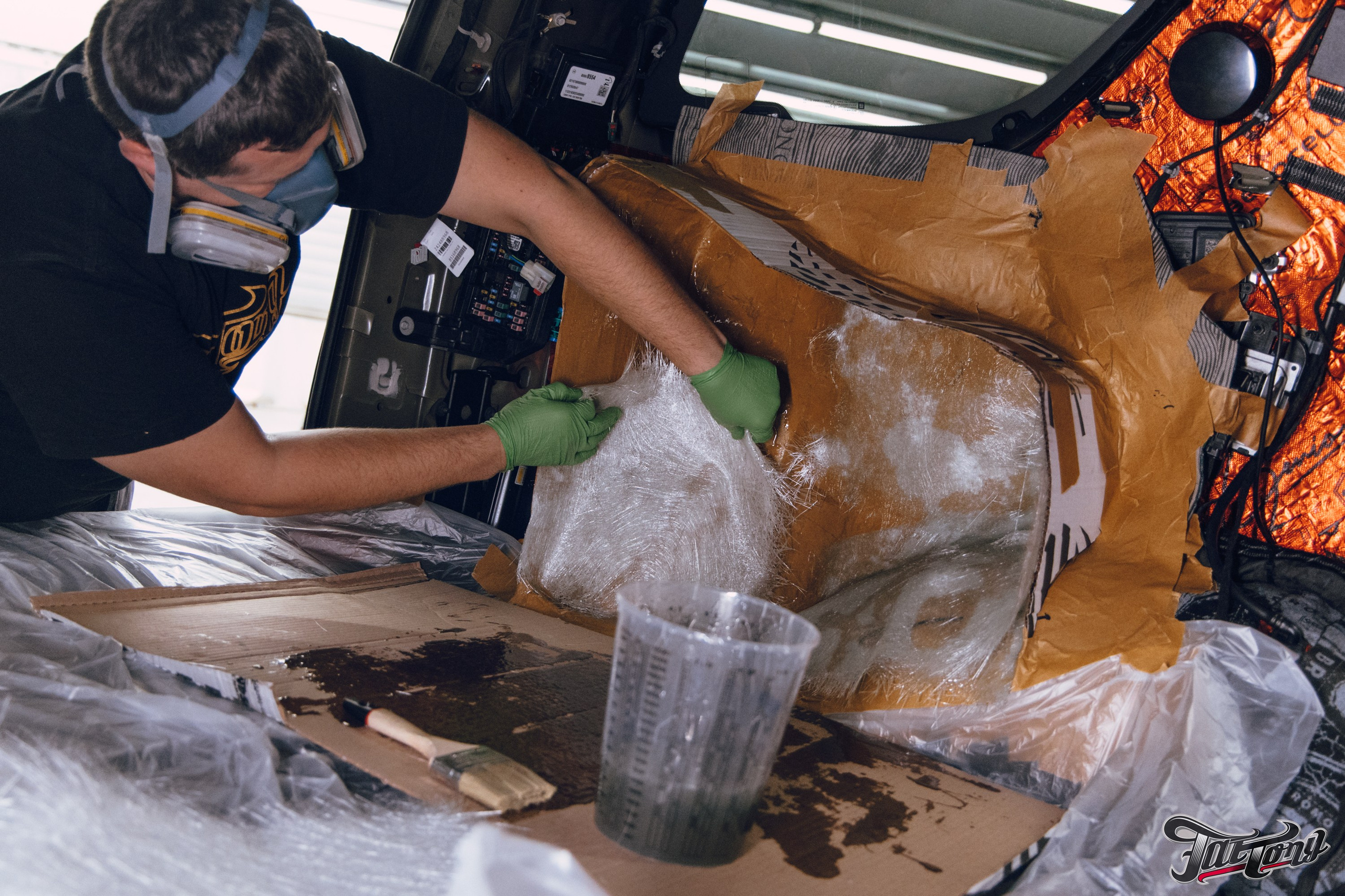 Cadillac escalade акустическая система и изготовление сабвуфера. DeLorein