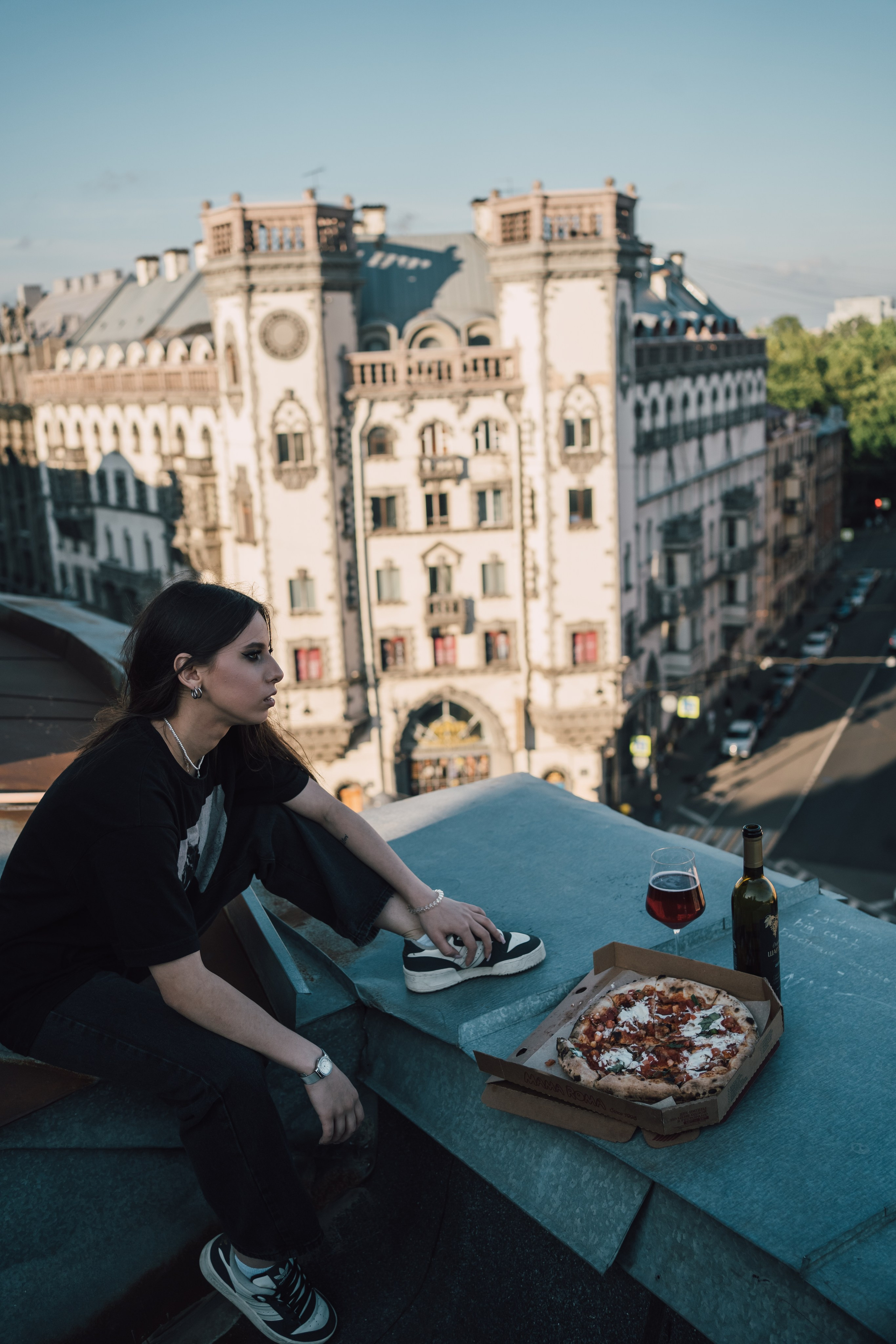 На крыше. Репортажный фотограф в Санкт-Петербурге. Фотограф на мероприятие в СПБ