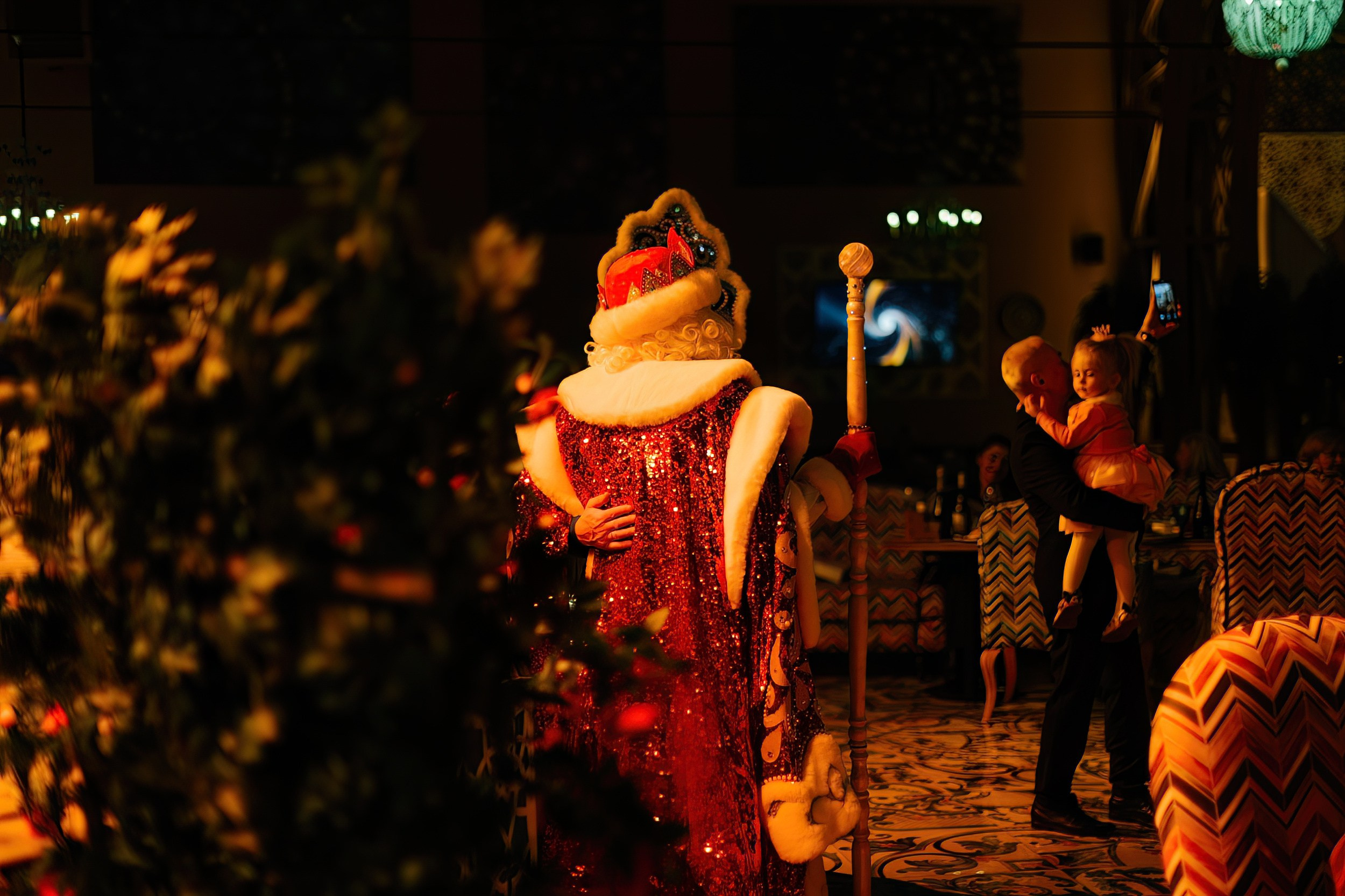 Новогодняя ночь 2024 в ресторане Чайхона ВО. Коммерческий фотограф в Санкт-Петербурге Анна Кобзарь