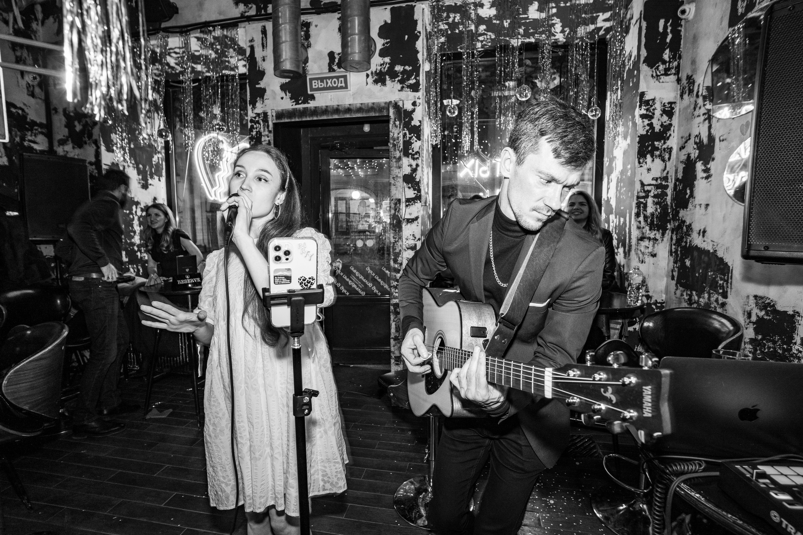 Репетиция Нового года в Баре Разбитых сердец. Концертный и репортажный фотограф в Санкт-Петербурге Слава Пахомов