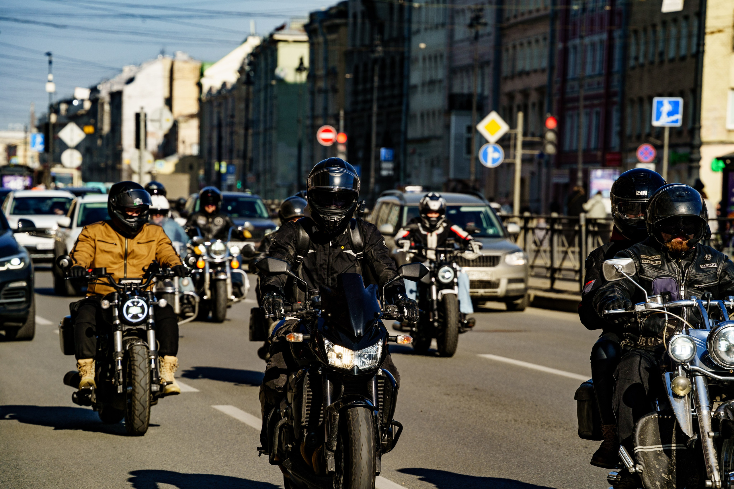 Прохват мотоклуба Norman Riders ч.1. Концертный и репортажный фотограф в Санкт-Петербурге Слава Пахомов