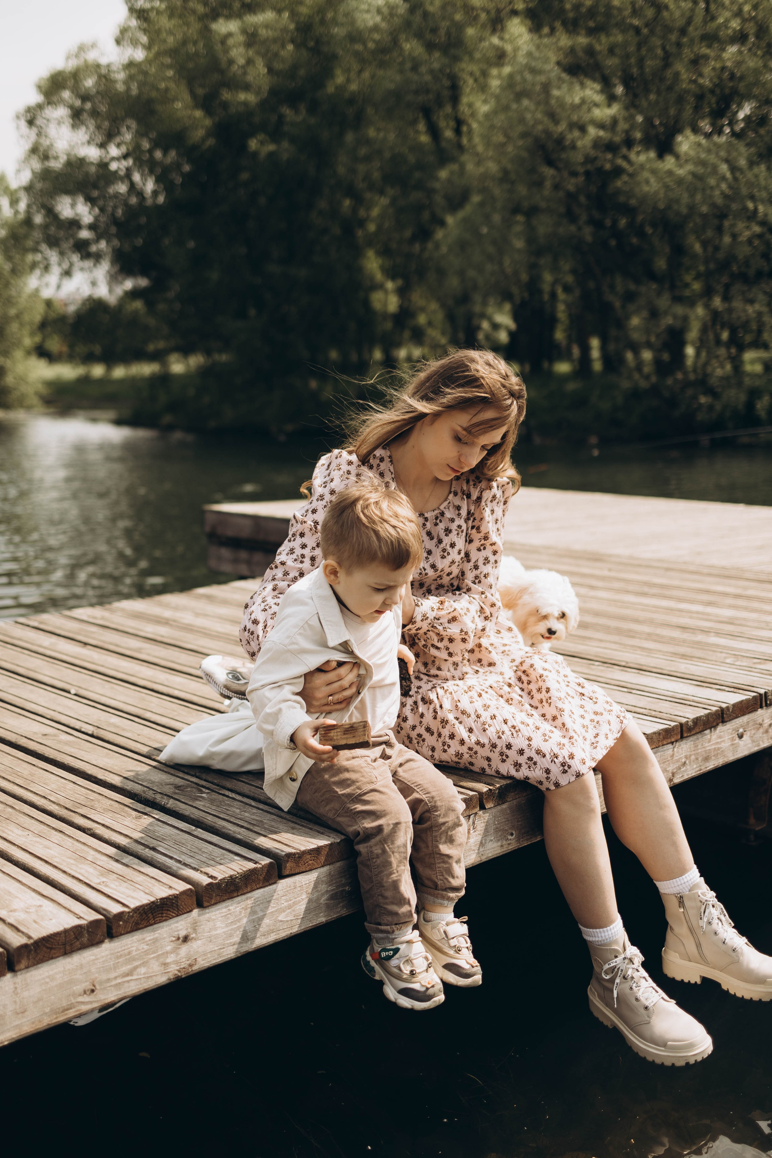 Полина, Дима, Тёма и Мили. Семейный фотограф в Москве Виктория Ястребинская