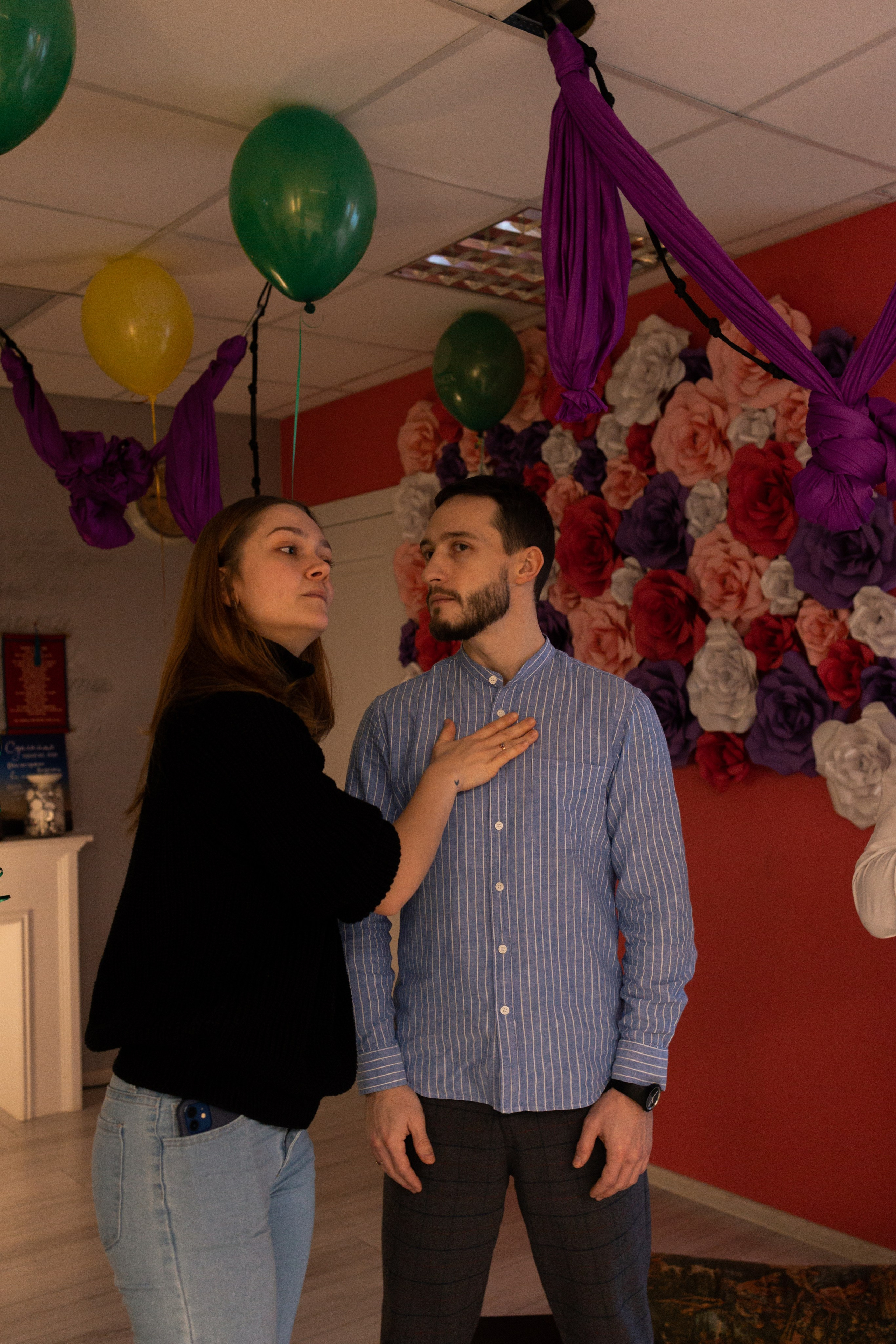 Мастер-класс в йога студии. Портретный фотограф в Санкт-Петербурге