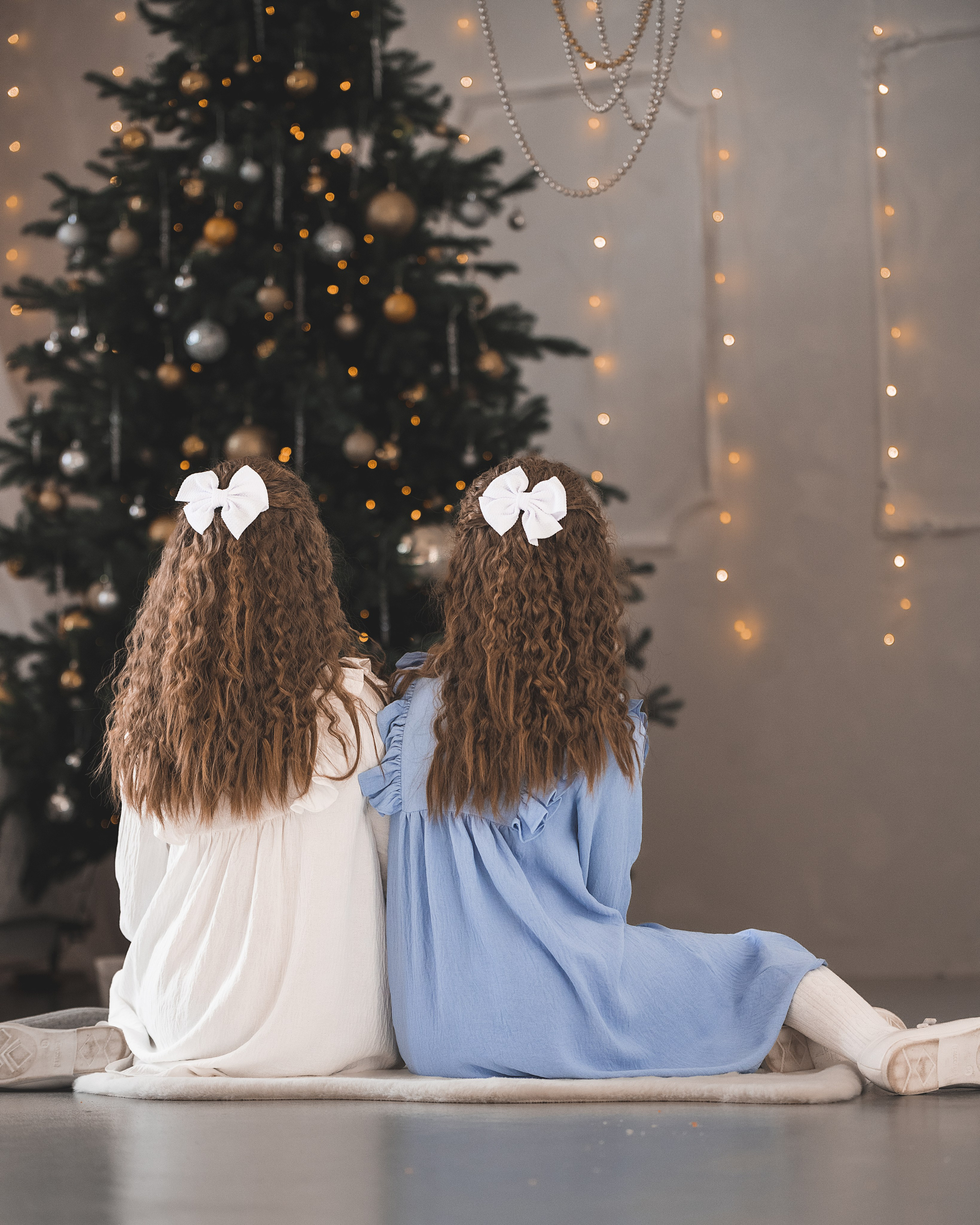 Новогоднее Близняшки. Фотограф г. Хабаровск