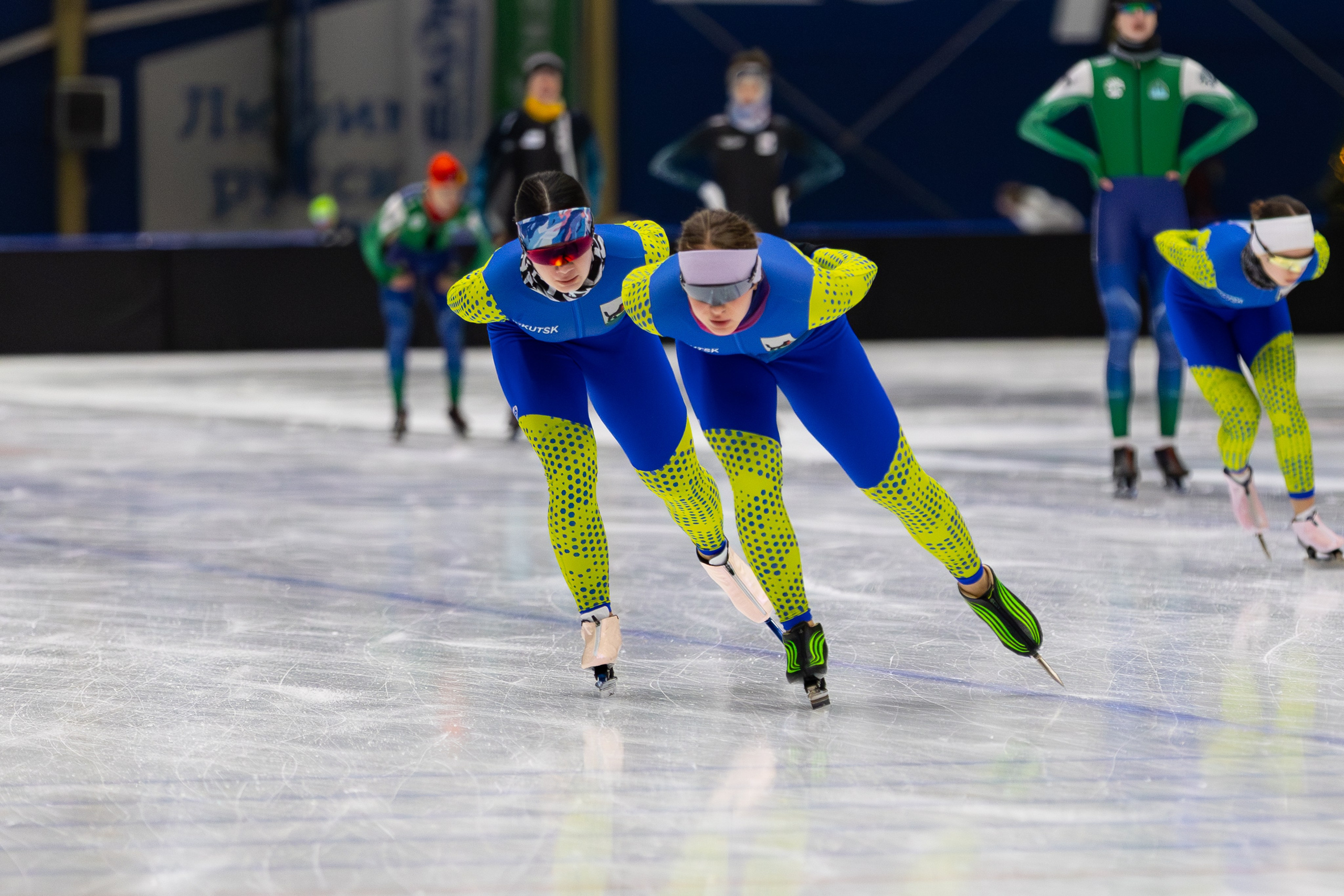 Тренировки. Конькобежный спорт. Иркутск, 2026. Спортивная съемка Мария Царфати