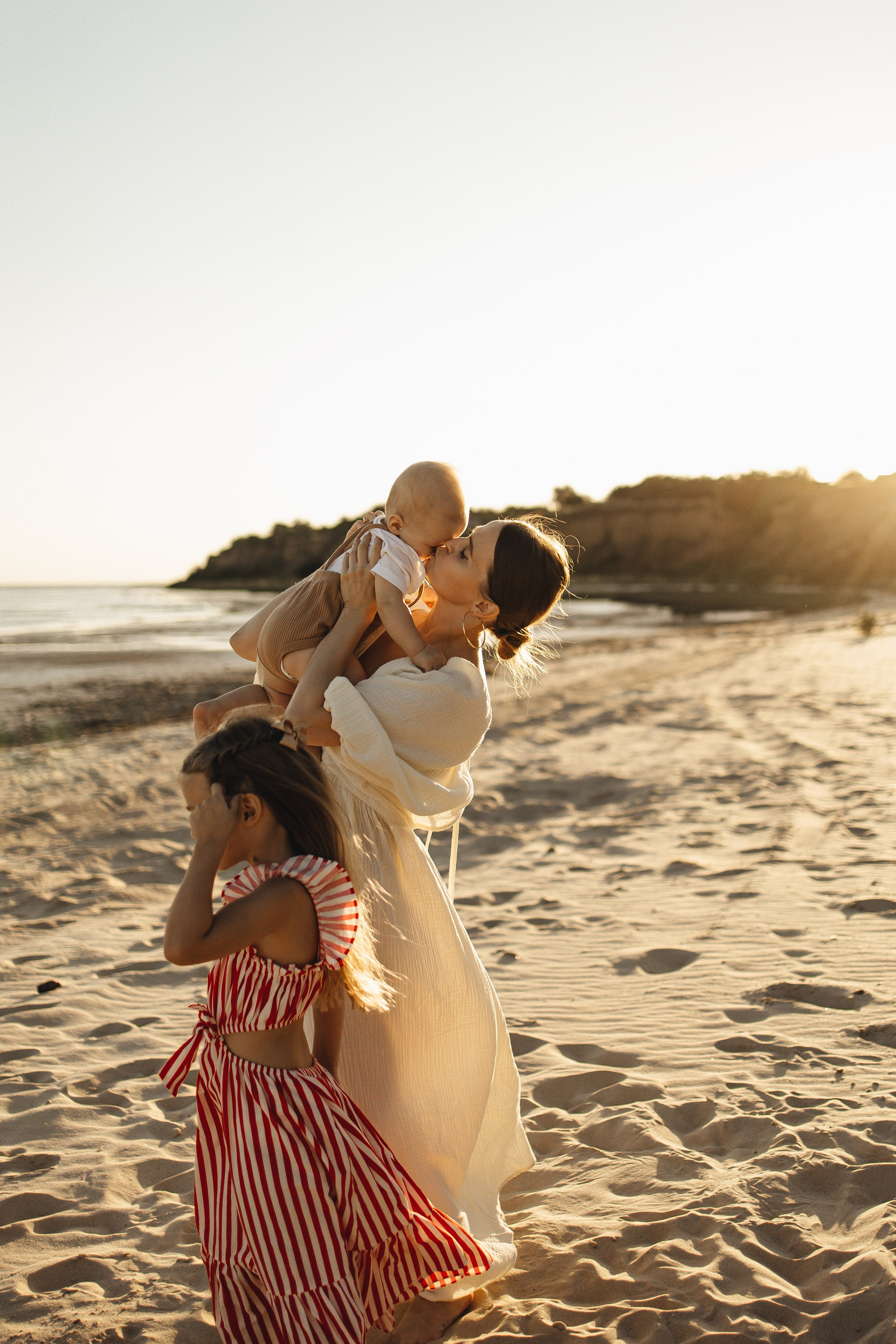Летняя история на берегу. Семейный и детский фотограф, таганрог, ростов-на-дону