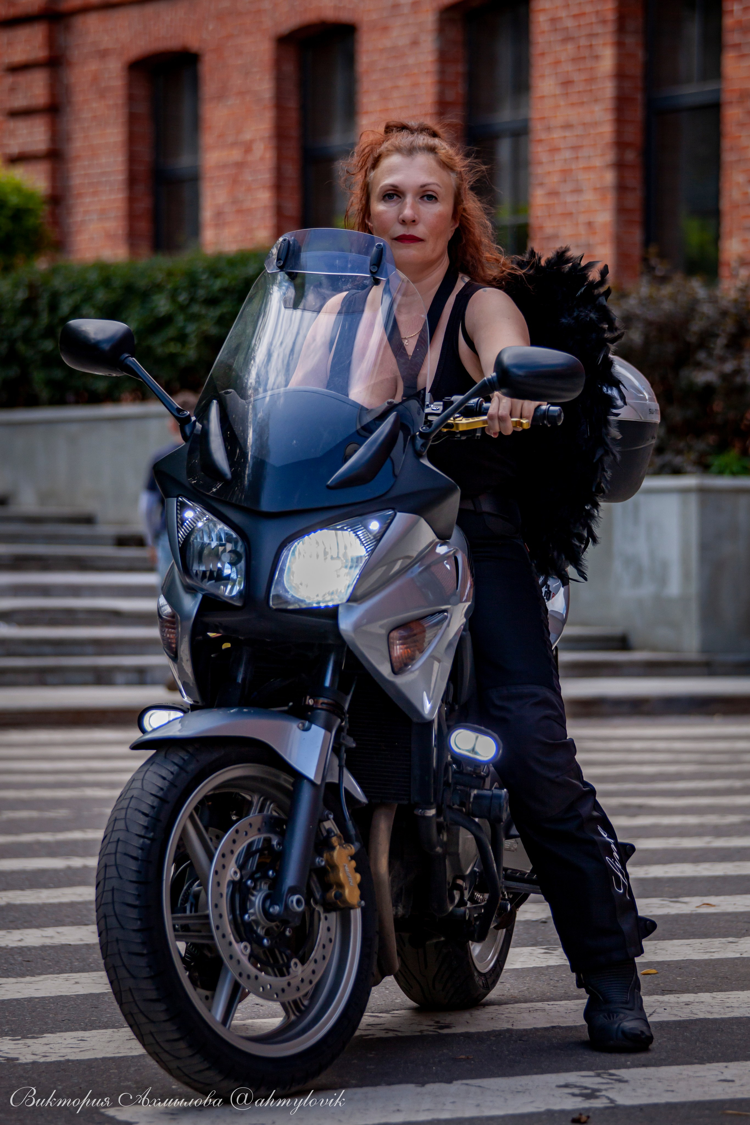 Мария Ева (Honda CBF). Виктория Ахмылова. Фотограф в Москве