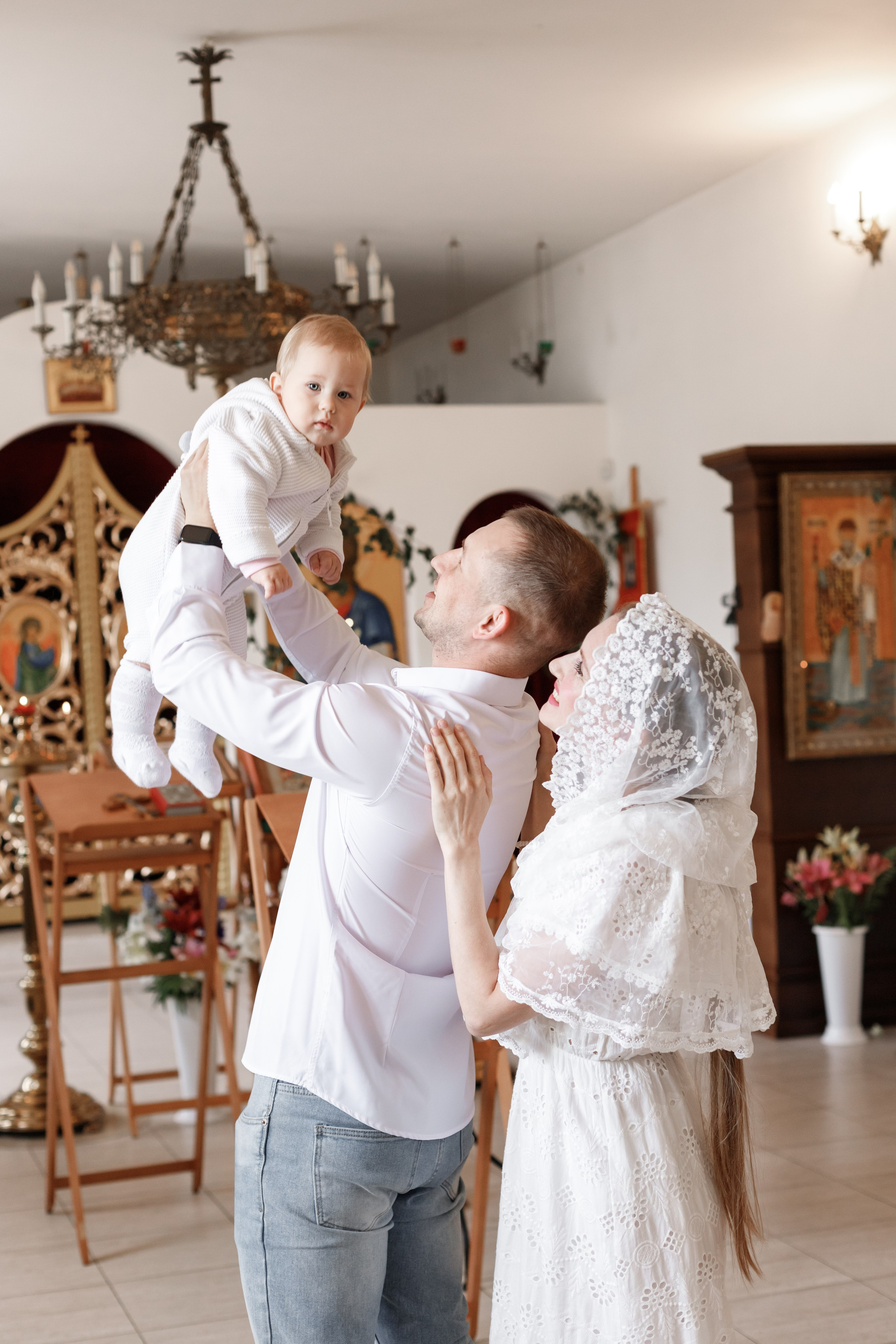 Крещение Василисы. Фотограф новорожденных в г. Оренбурге Екатерина Козлова