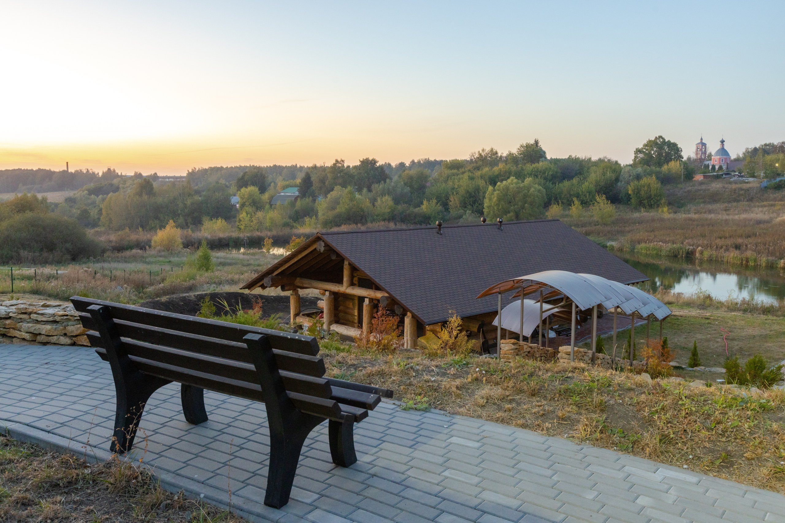 Большая Тросна вечером и новый бассейный комплекс. Фотограф в Туле Крупский АнДРей. Фотостудия «КАДР71» в Туле