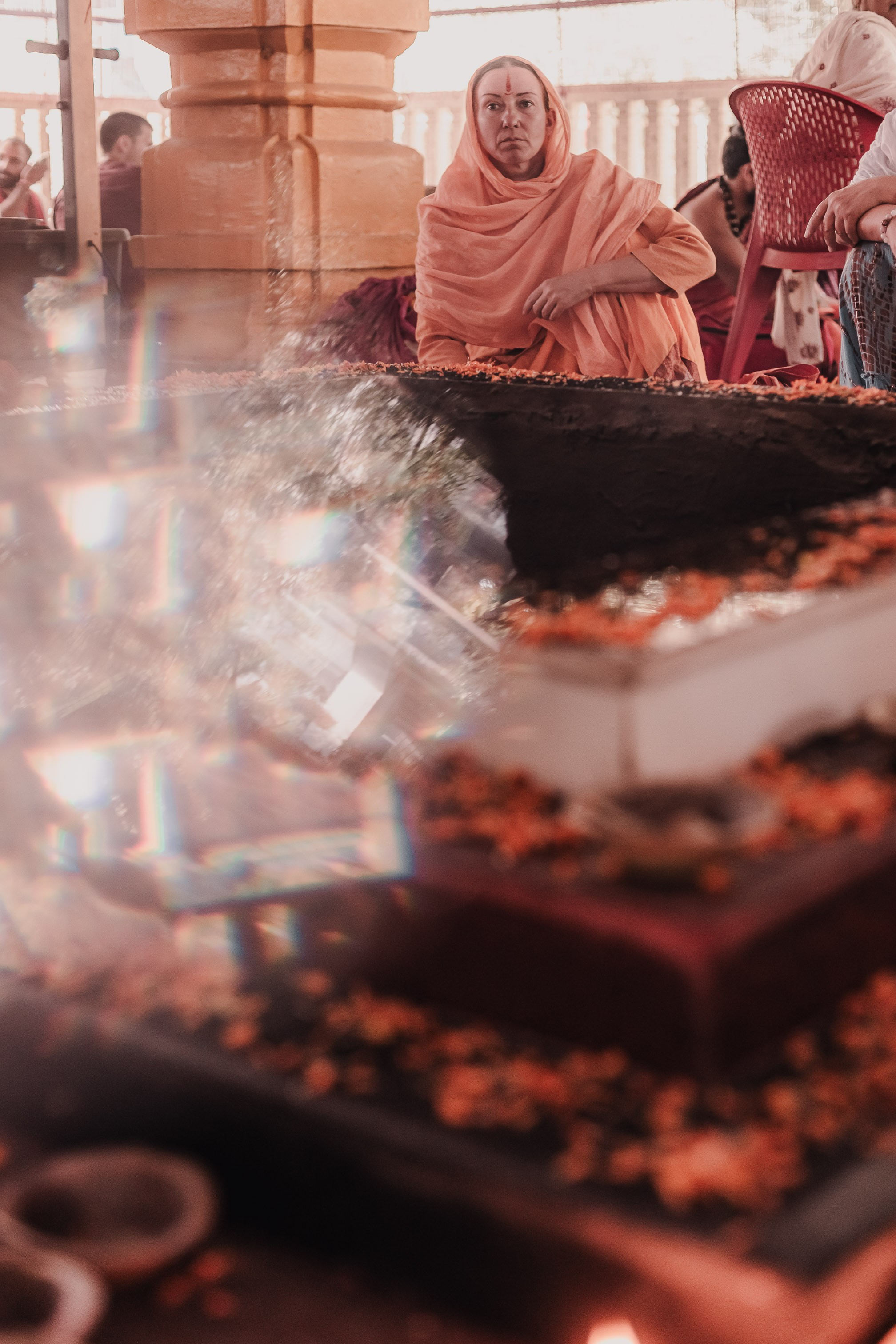 Navaratri yajna at Devraha Baba Ji ashram. Мариам Багдасарян