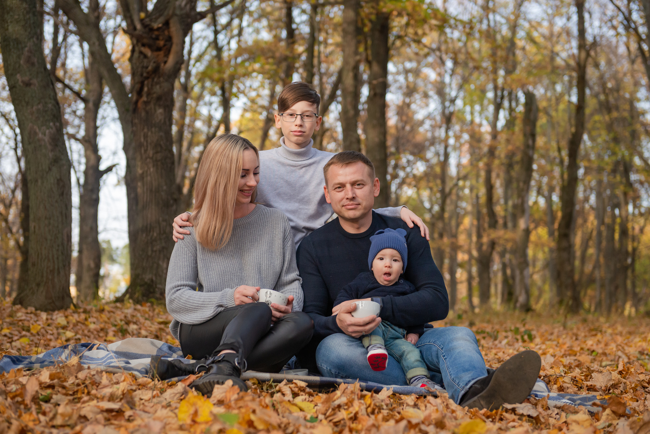 Золотая осень семьи Соболь. Свадебный и семейный фотограф в Дзержинске Екатерина Шулакова