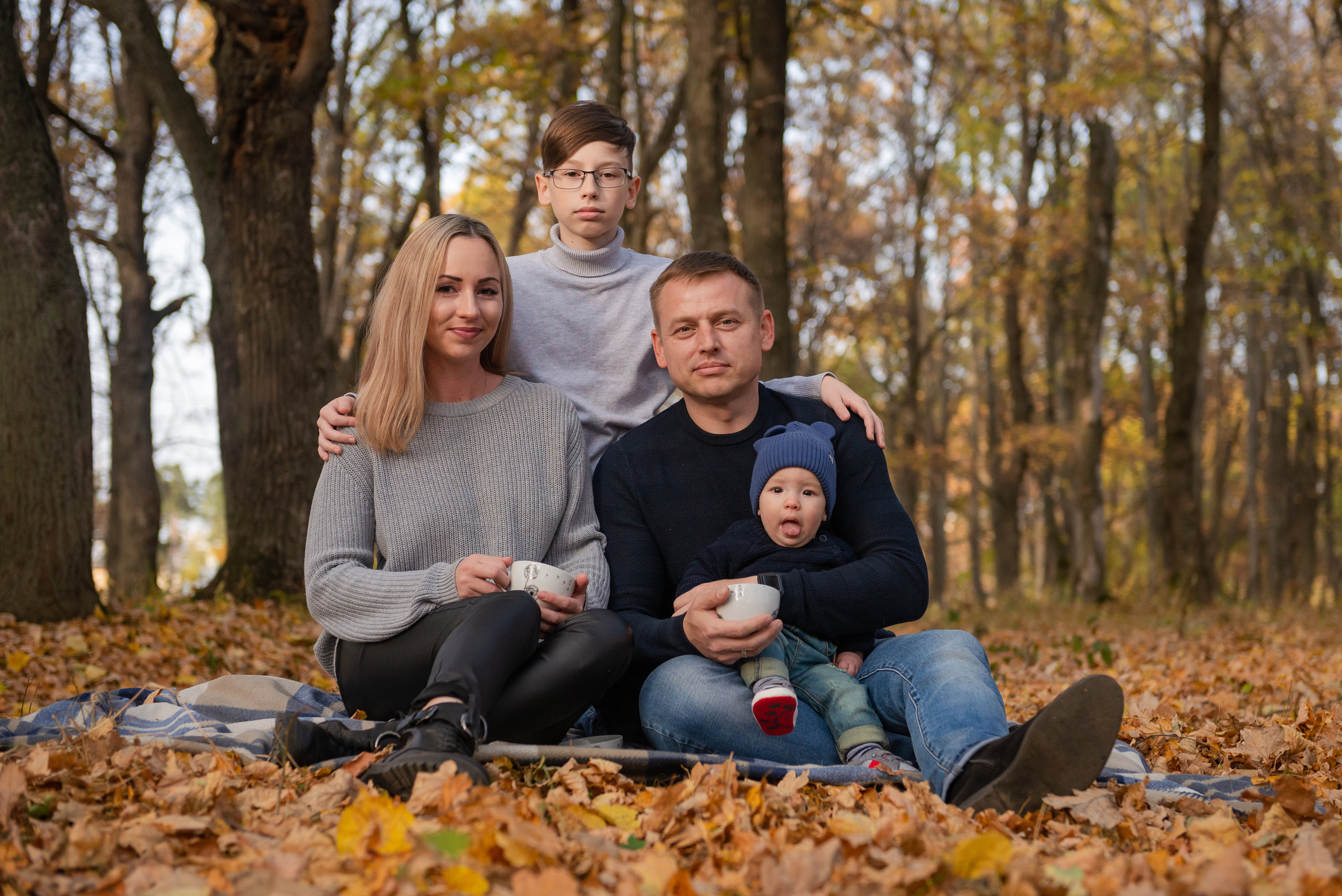 Золотая осень семьи Соболь. Свадебный и семейный фотограф в Дзержинске Екатерина Шулакова