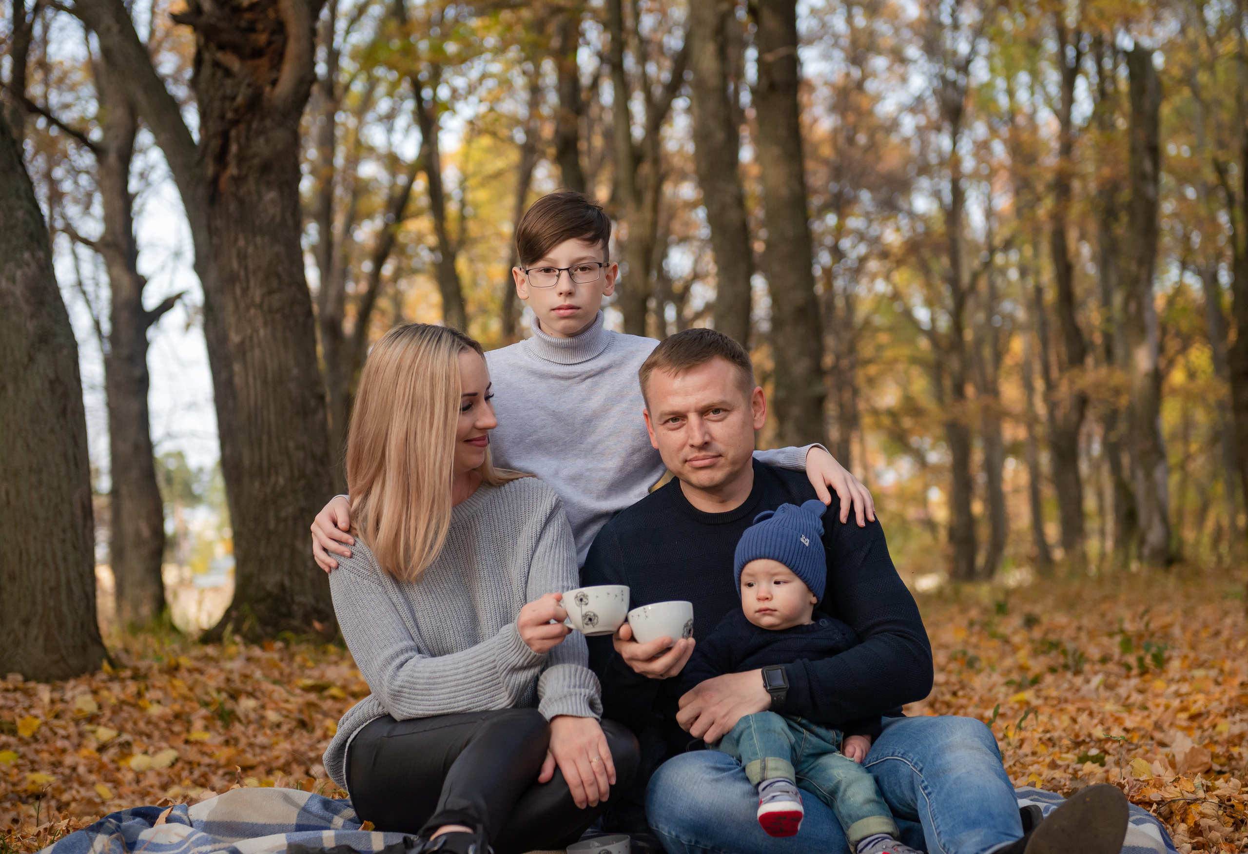 Золотая осень семьи Соболь. Свадебный и семейный фотограф в Дзержинске Екатерина Шулакова