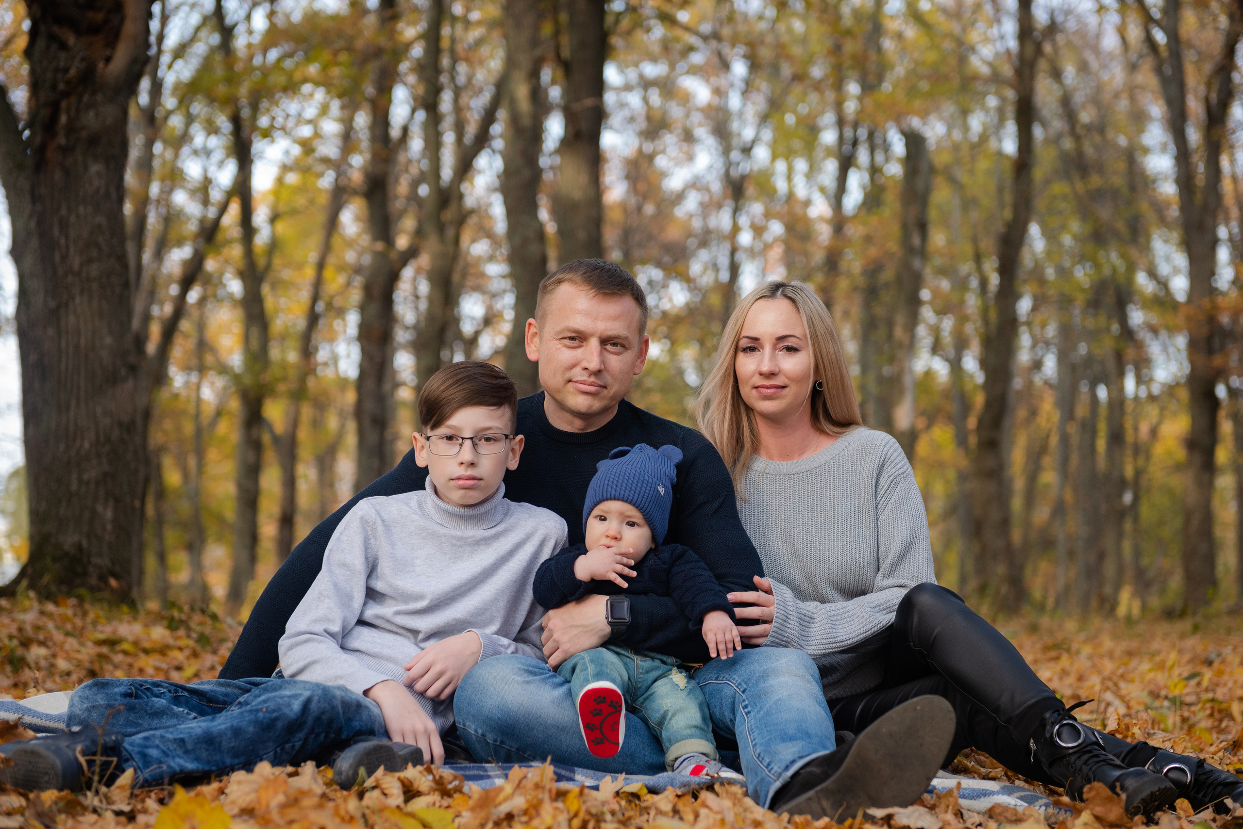 Золотая осень семьи Соболь. Свадебный и семейный фотограф в Дзержинске Екатерина Шулакова