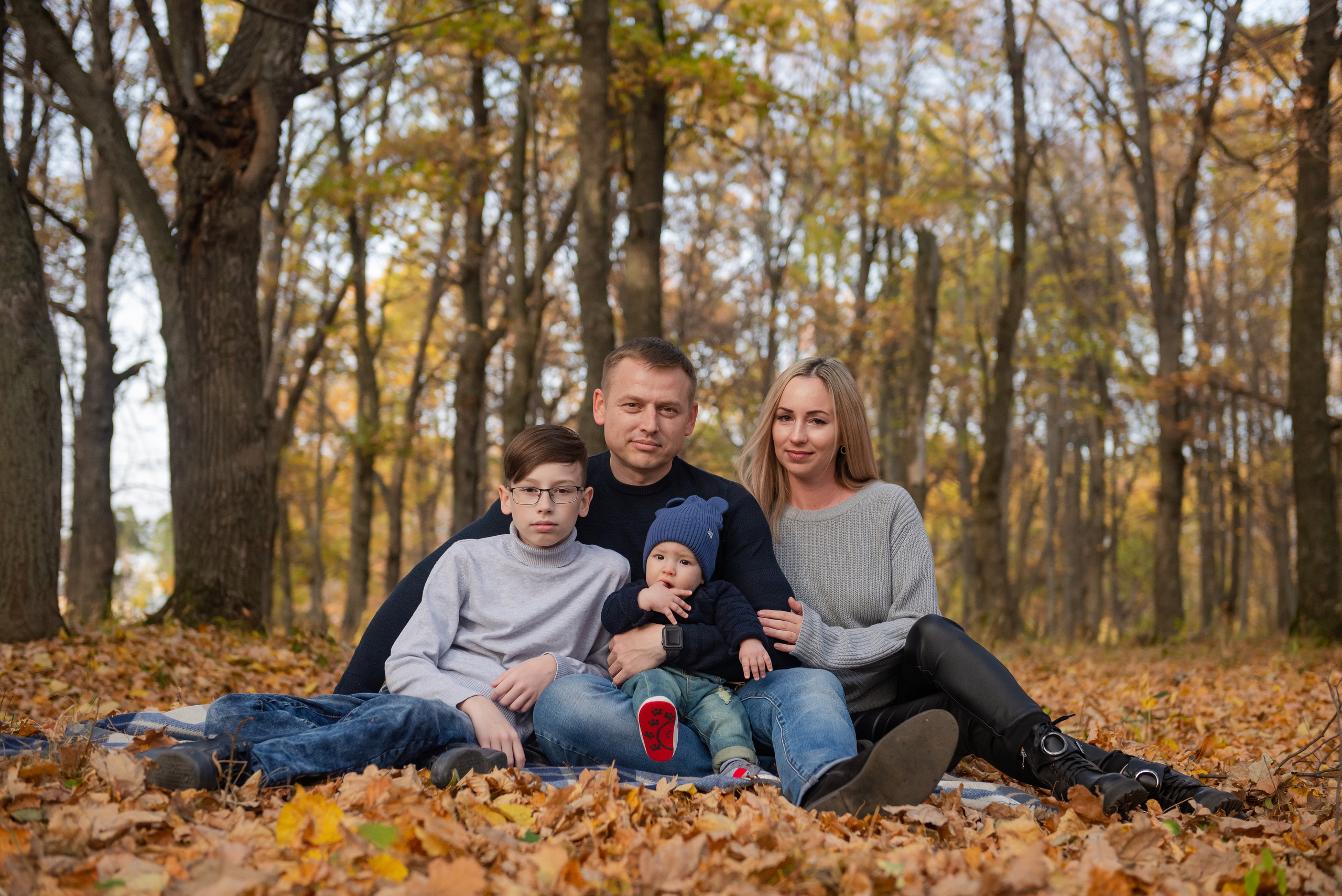 Золотая осень семьи Соболь. Свадебный и семейный фотограф в Дзержинске Екатерина Шулакова