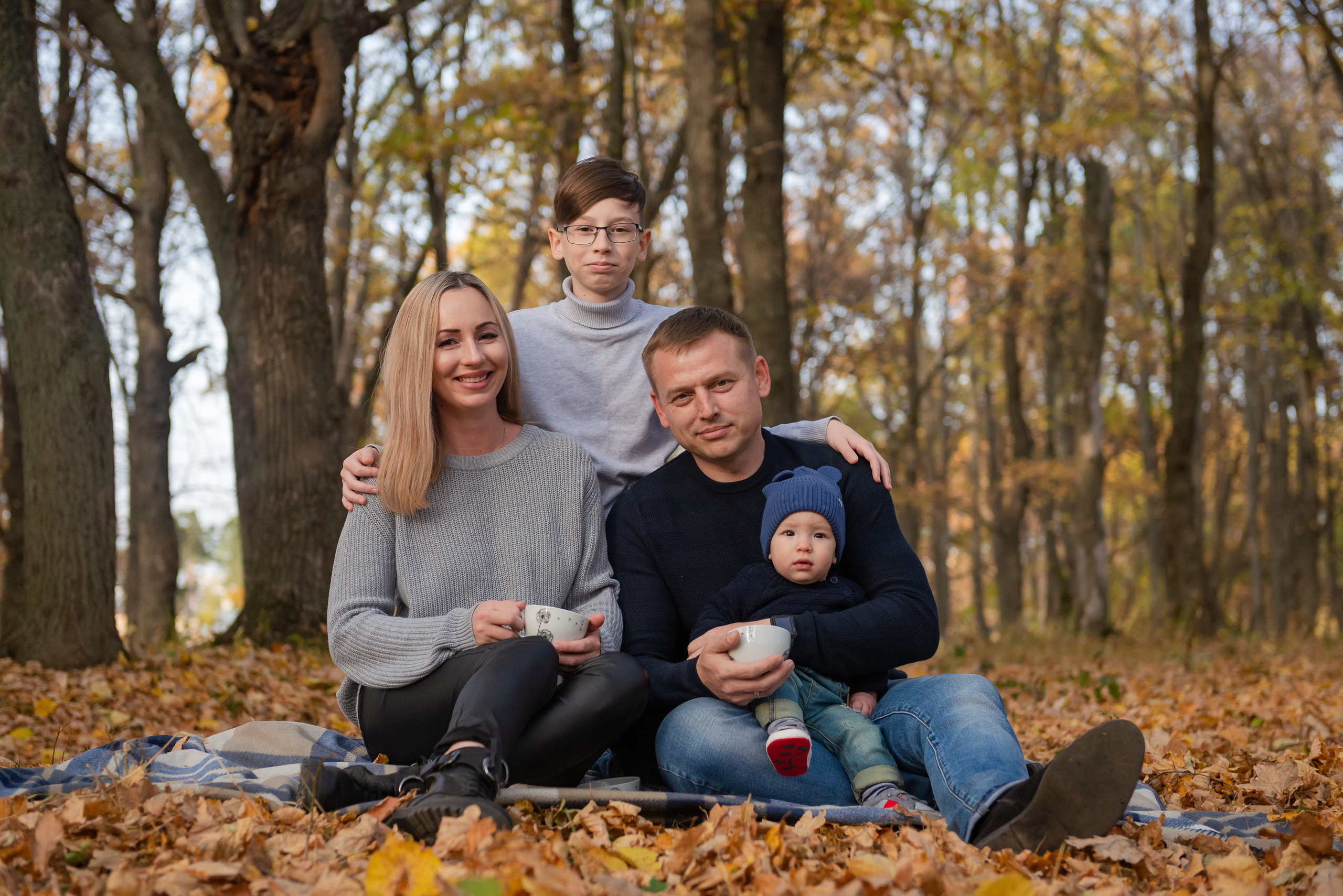 Золотая осень семьи Соболь. Свадебный и семейный фотограф в Дзержинске Екатерина Шулакова