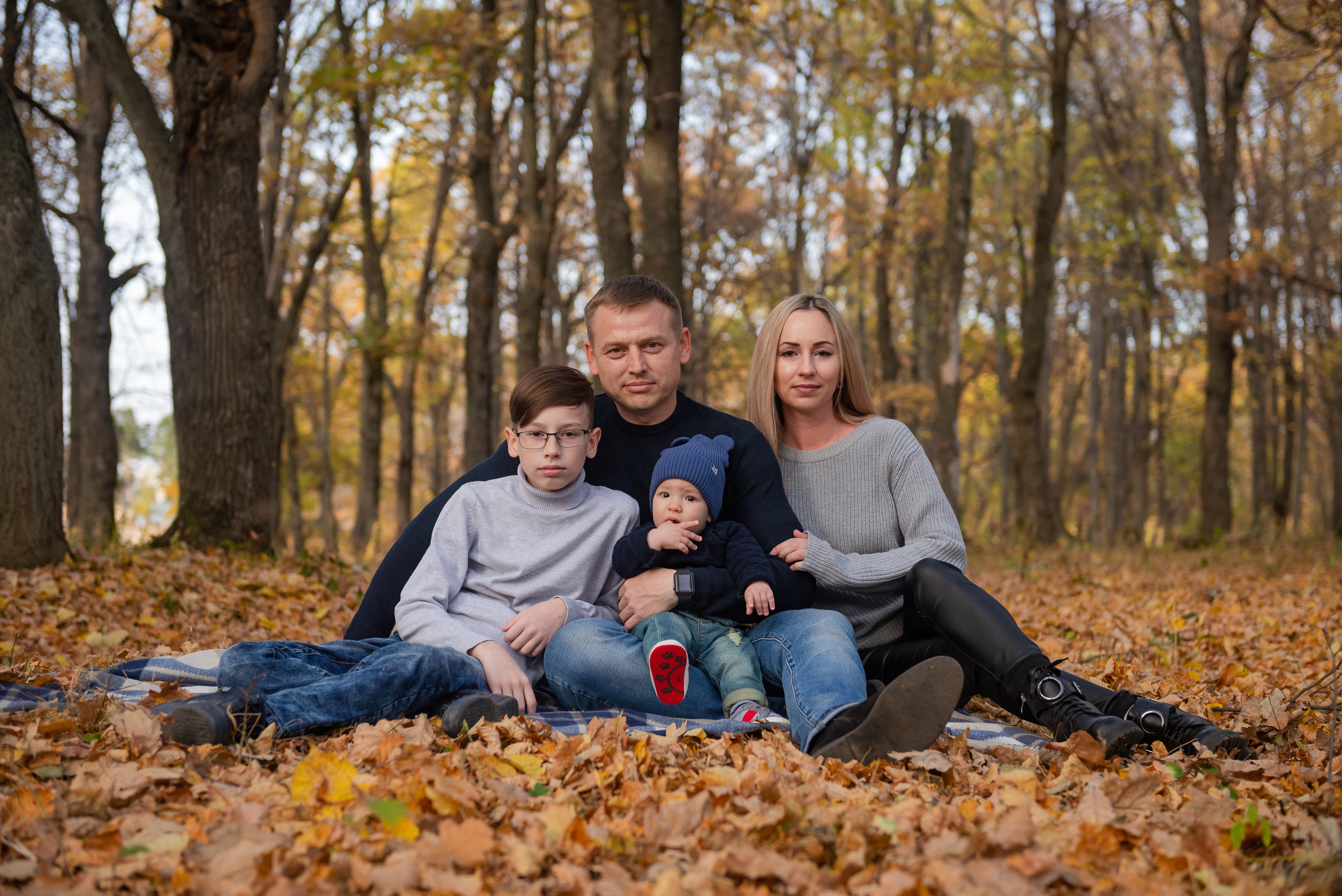 Золотая осень семьи Соболь. Свадебный и семейный фотограф в Дзержинске Екатерина Шулакова