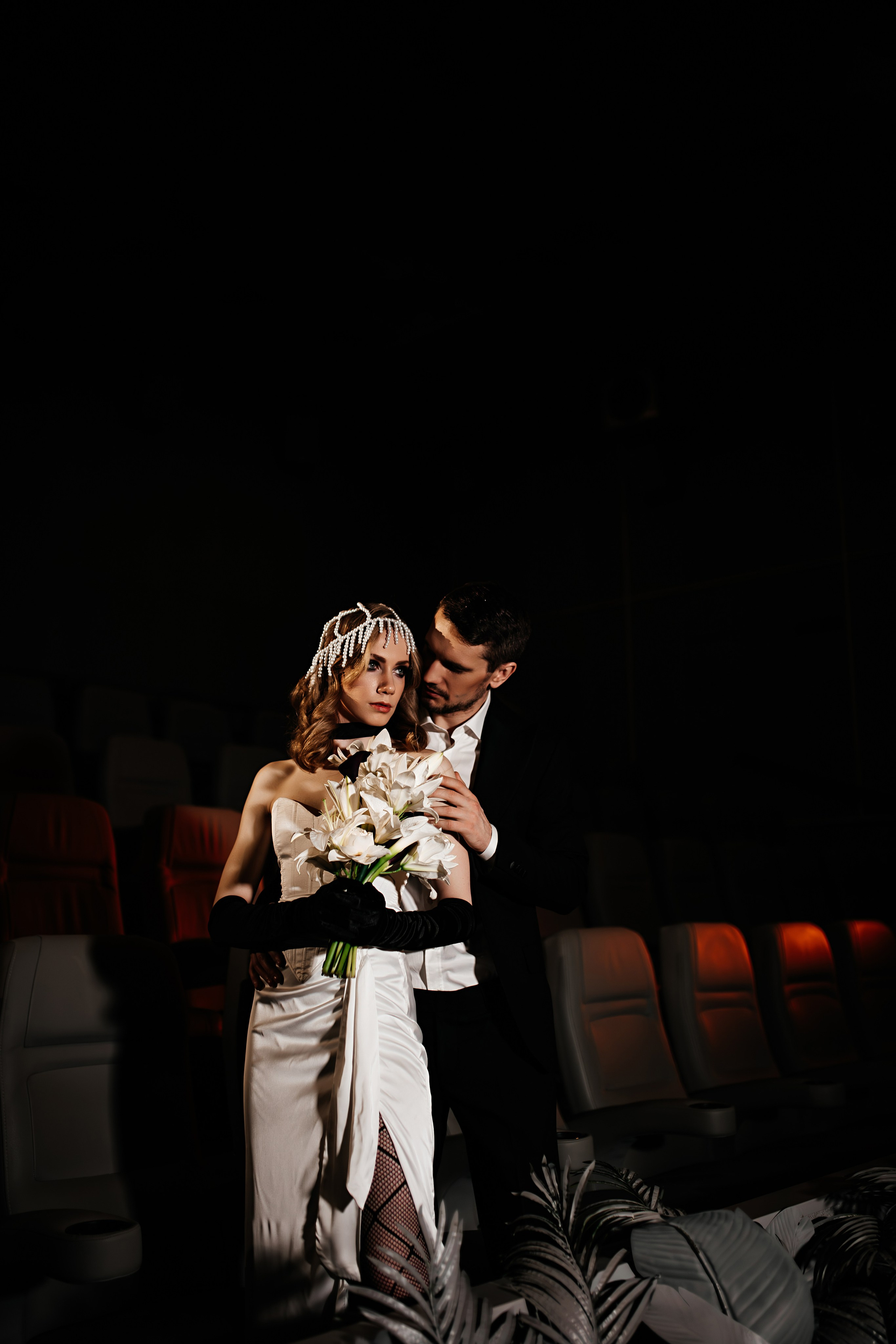 Свадьба в кинотеатре. Фотограф Санкт-Петербург Раднаева Юлия