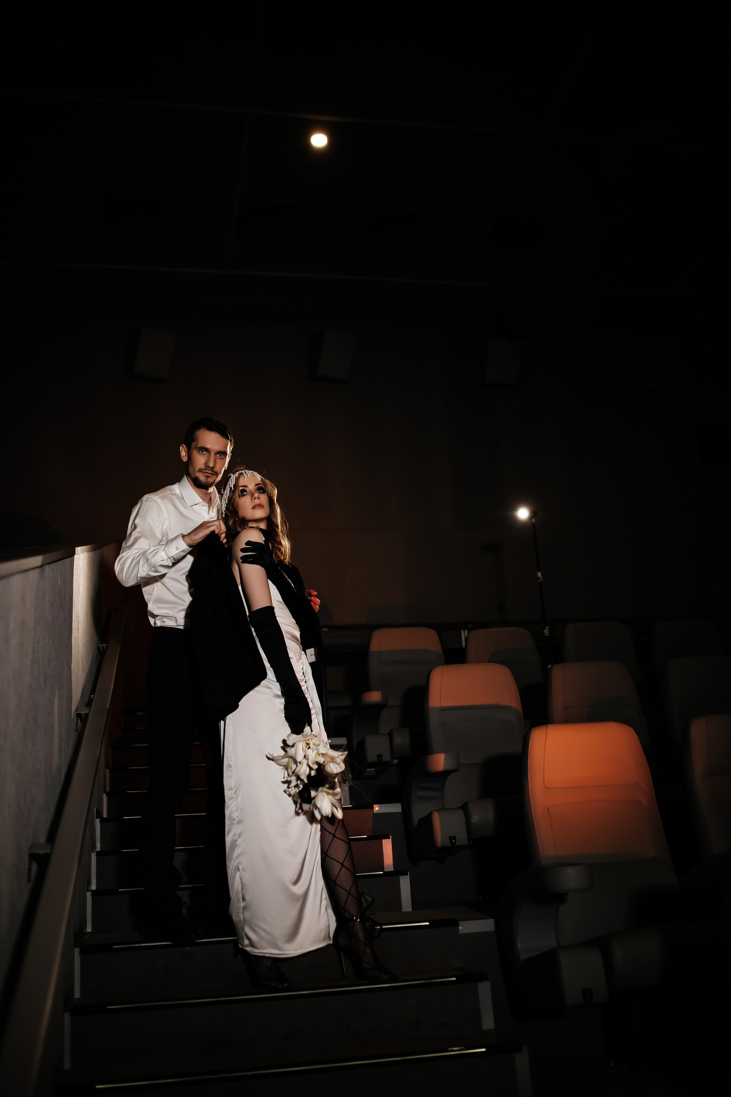 Свадьба в кинотеатре. Фотограф Санкт-Петербург Раднаева Юлия