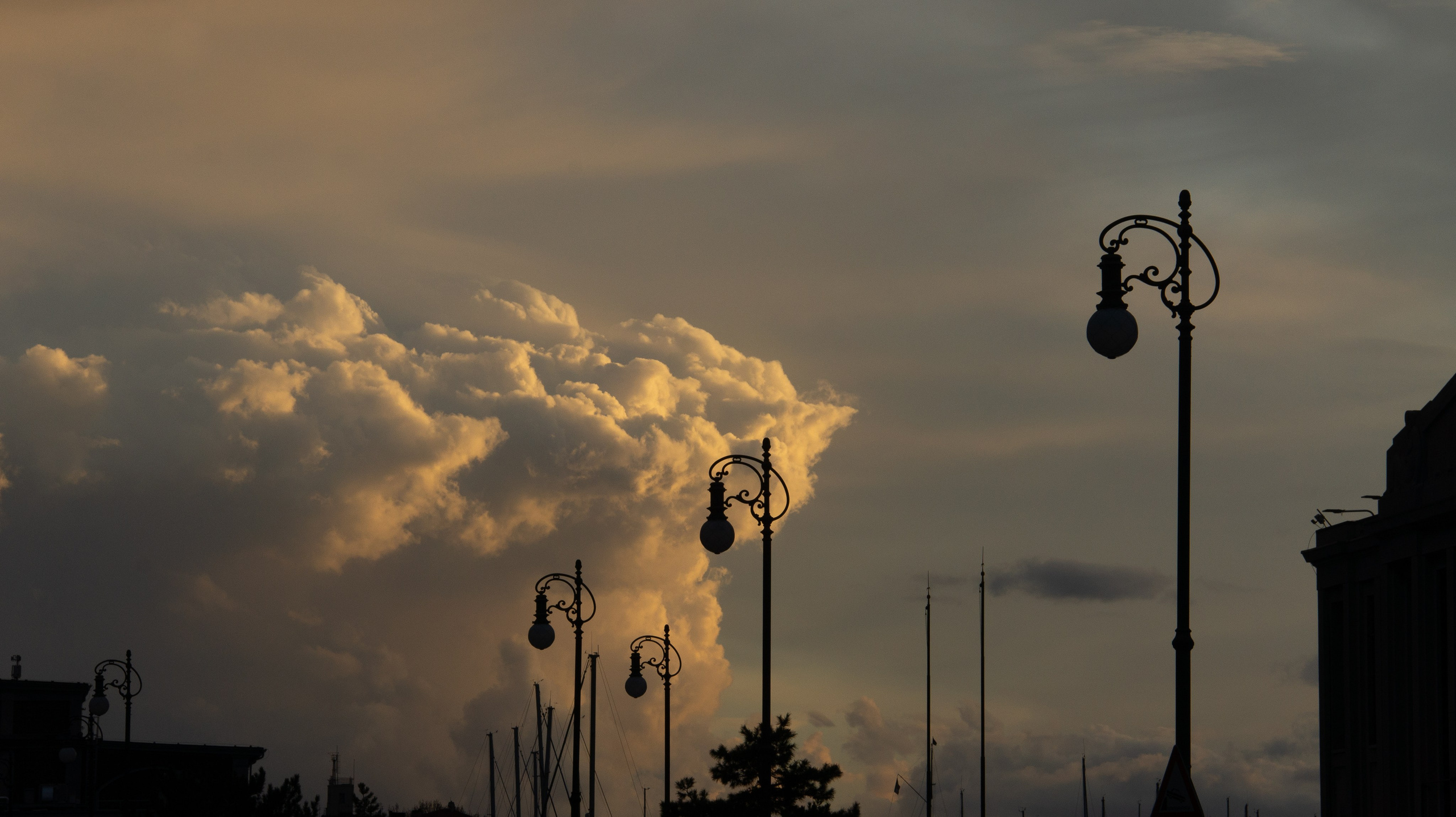 Lanterne di una citta. Fotografo Alina Imanbaeva Trieste e FVG